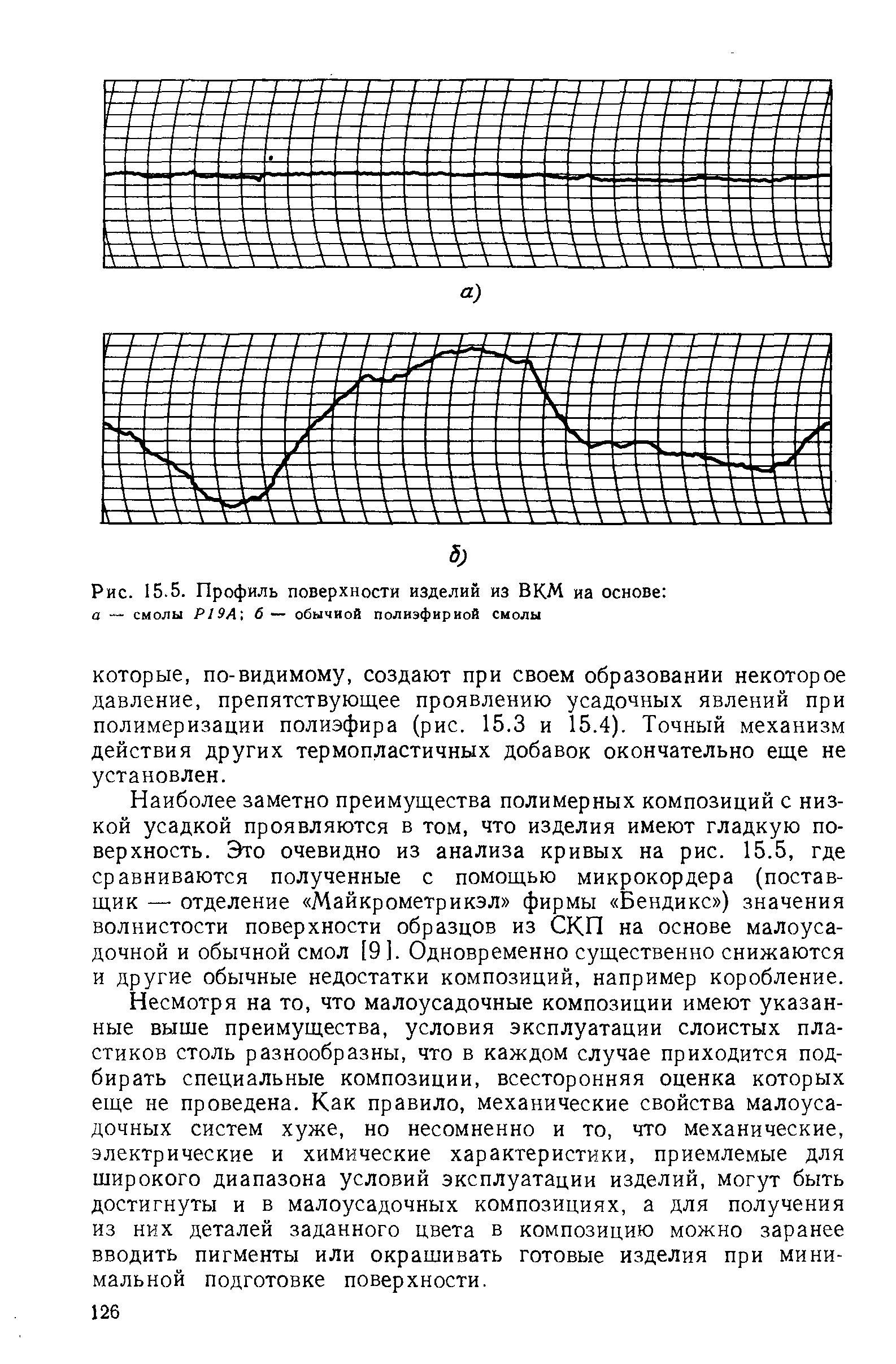 Несмотря на то, что малоусадочные композиции имеют указанные выше преимущества, условия эксплуатации слоистых пластиков столь разнообразны, что в каждом случае приходится подбирать специальные композиции, всесторонняя оценка которых еще не проведена. Как правило, механические свойства малоусадочных систем хуже, но несомненно и то, что механические, электрические и химические характеристики, приемлемые для широкого диапазона условий эксплуатации изделий, могут быть достигнуты и в малоусадочных композициях, а для получения из них деталей заданного цвета в композицию можно заранее вводить пигменты или окрашивать готовые изделия при минимальной подготовке поверхности.
