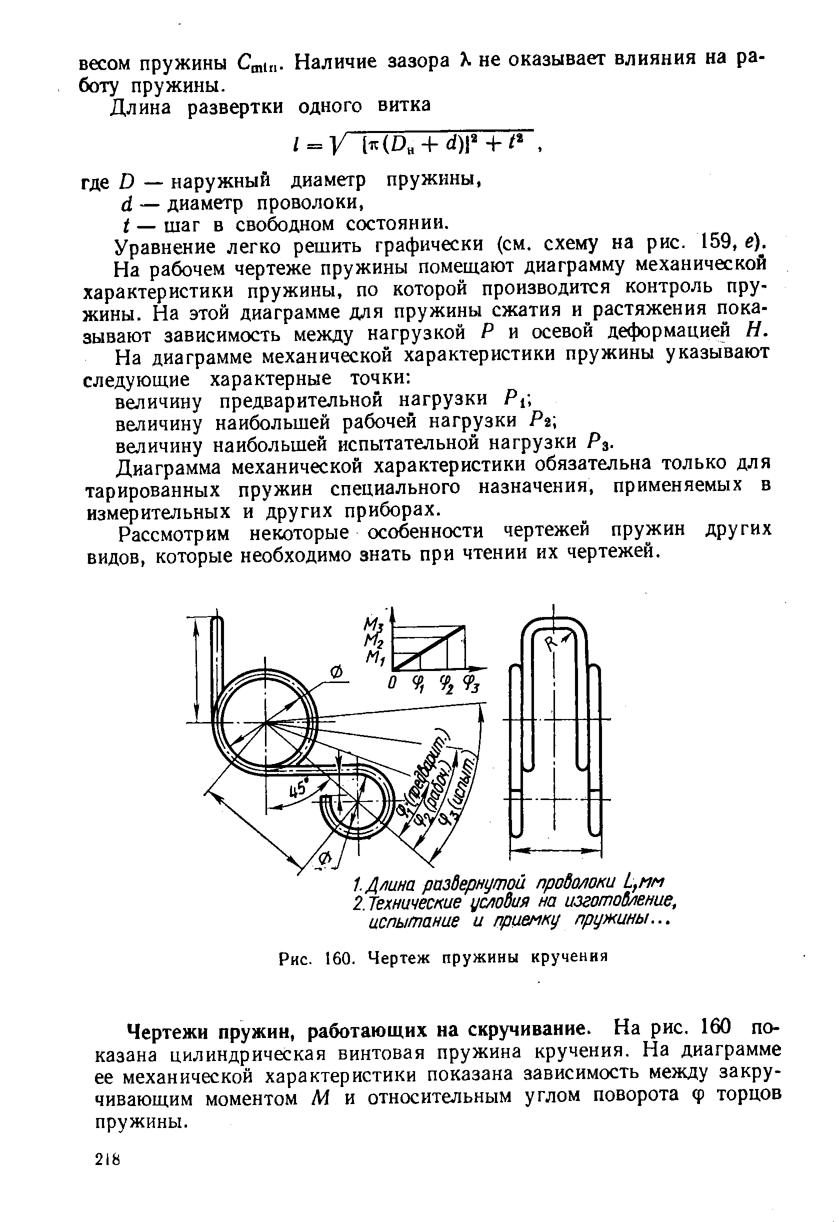 Пружина кручения чертеж гост