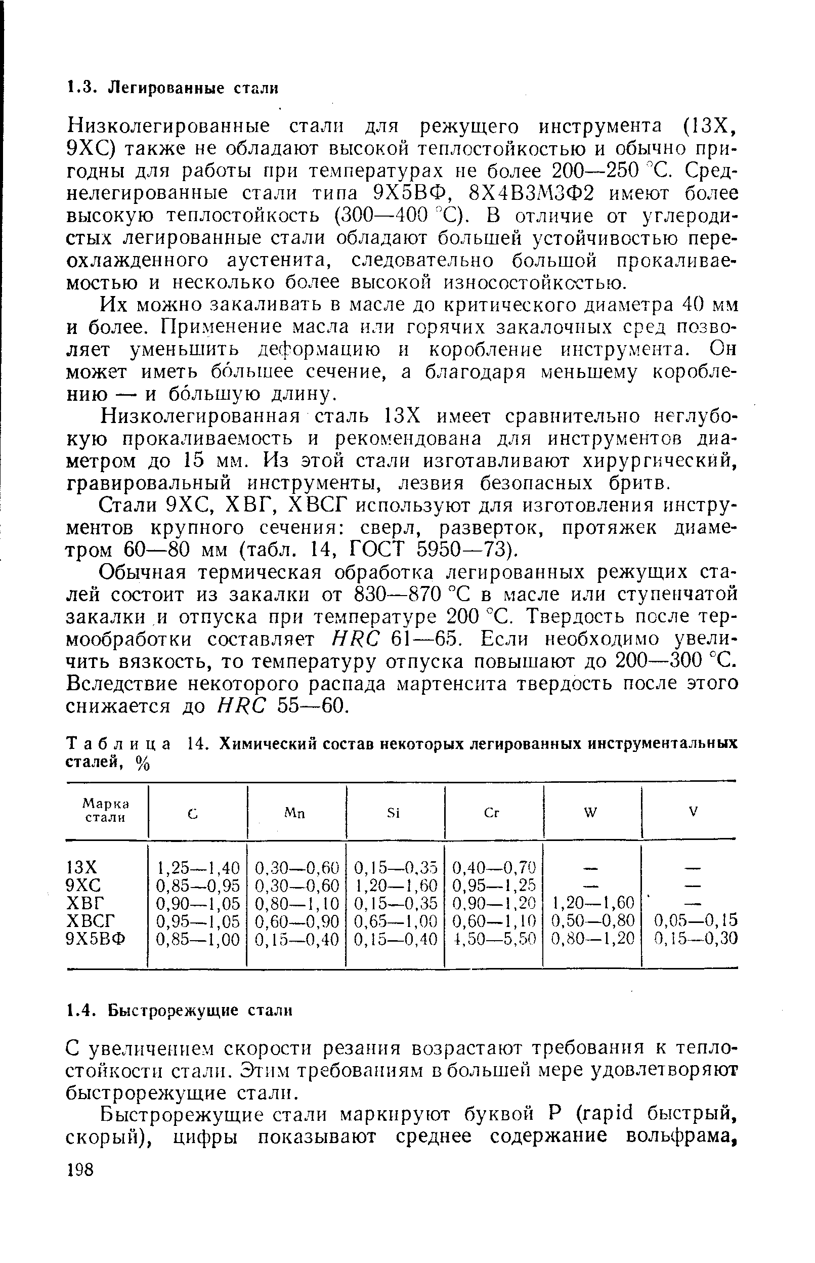 С увеличением скорости резания возрастают требования к теплостойкости стали. Этим требованиям в большей мере удовлетворяют быстрорежущие стали.
