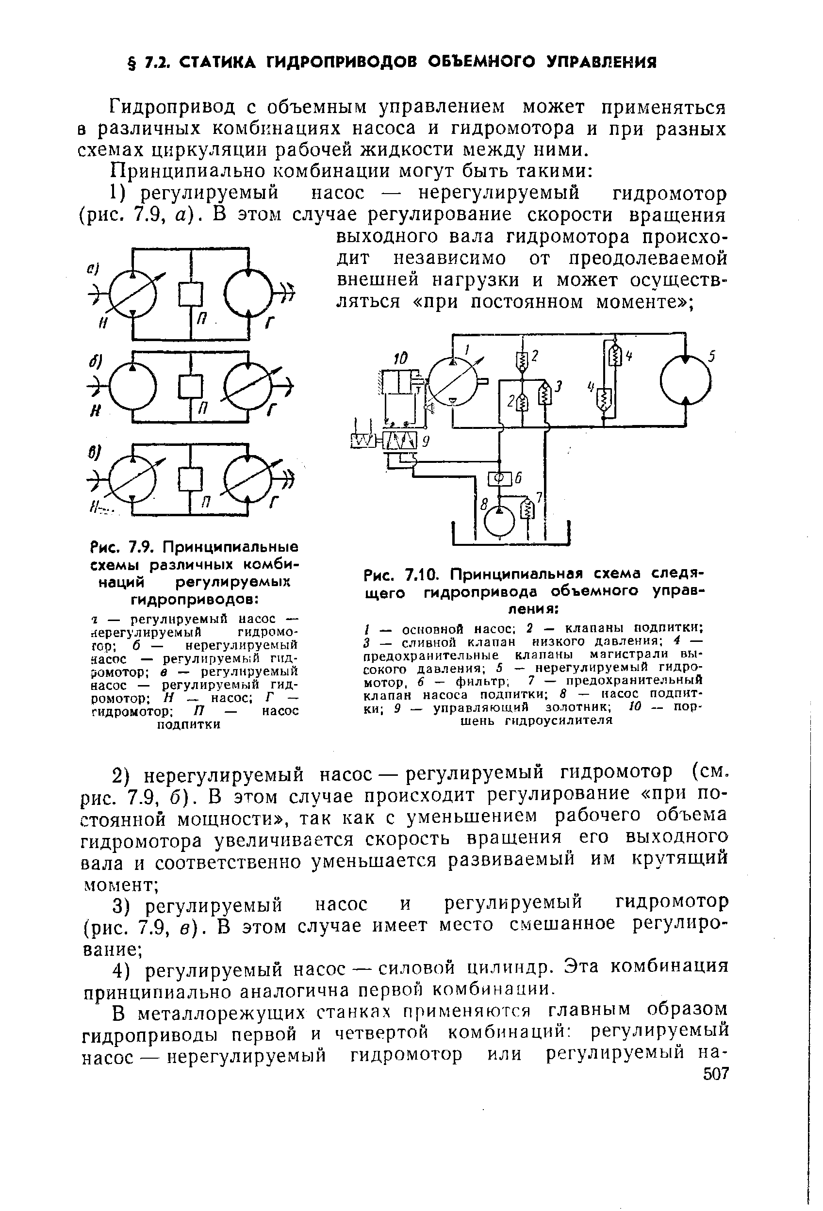 Принципиальная схема объемного гидропривода - 84 фото