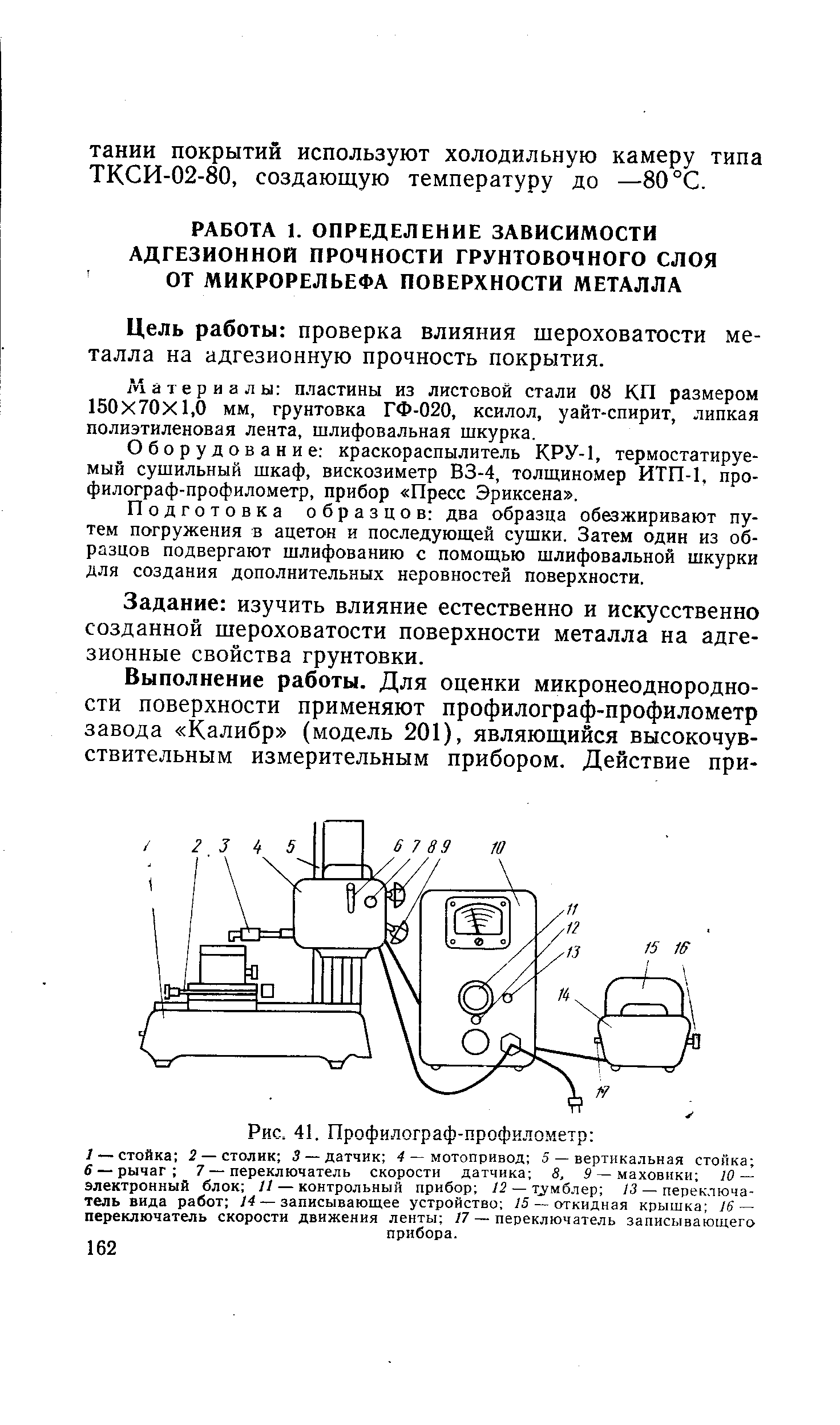 Цель работы проверка влияния щероховатости металла на адгезионную прочность покрытия.
