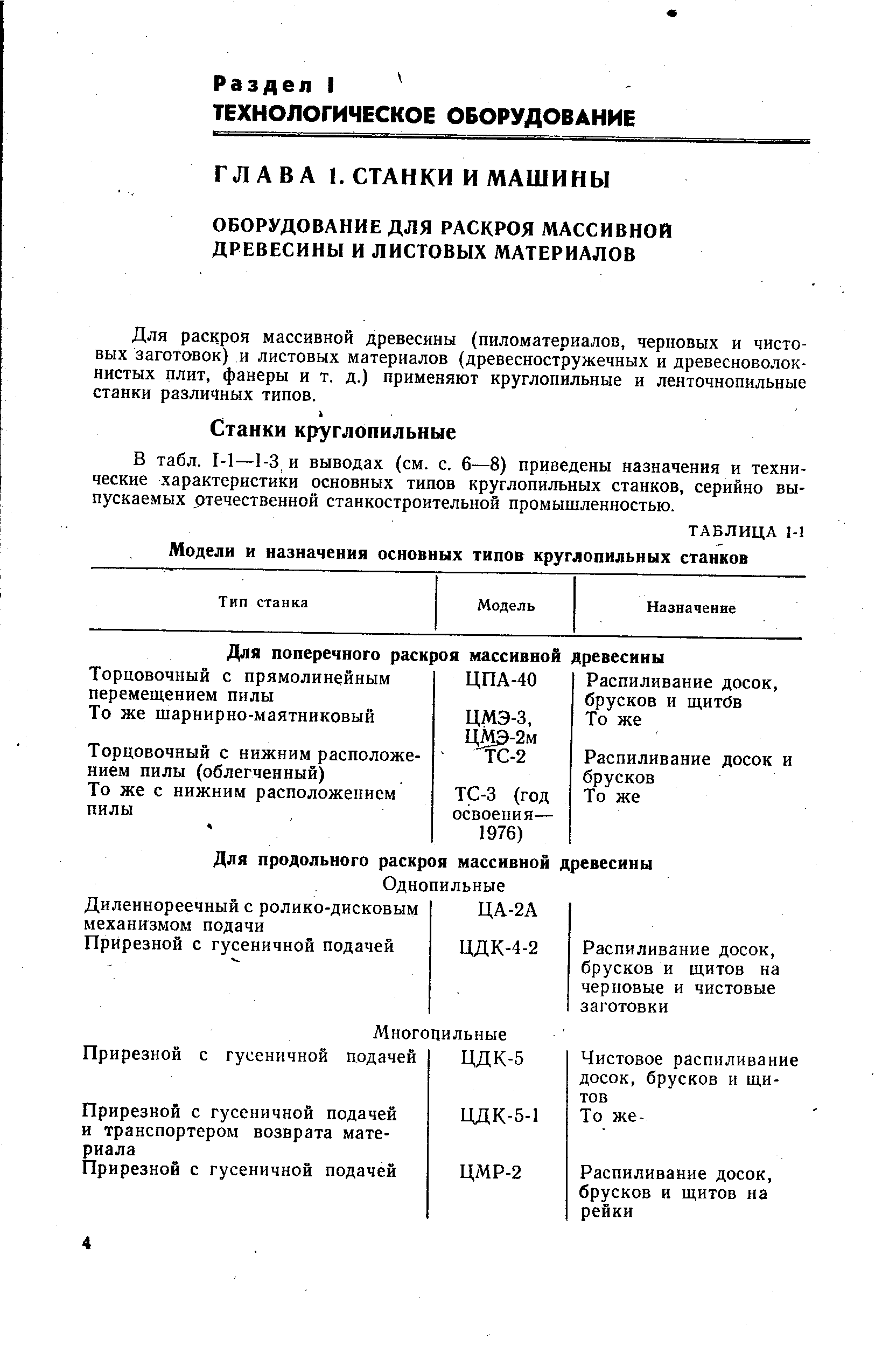 Для раскроя массивной древесины (пиломатериалов, черновых и чистовых заготовок) и листовых материалов (древесностружечных и древесноволокнистых плит, фанеры и т. д.) применяют круглопильные и ленточнопильные станки различных типов.
