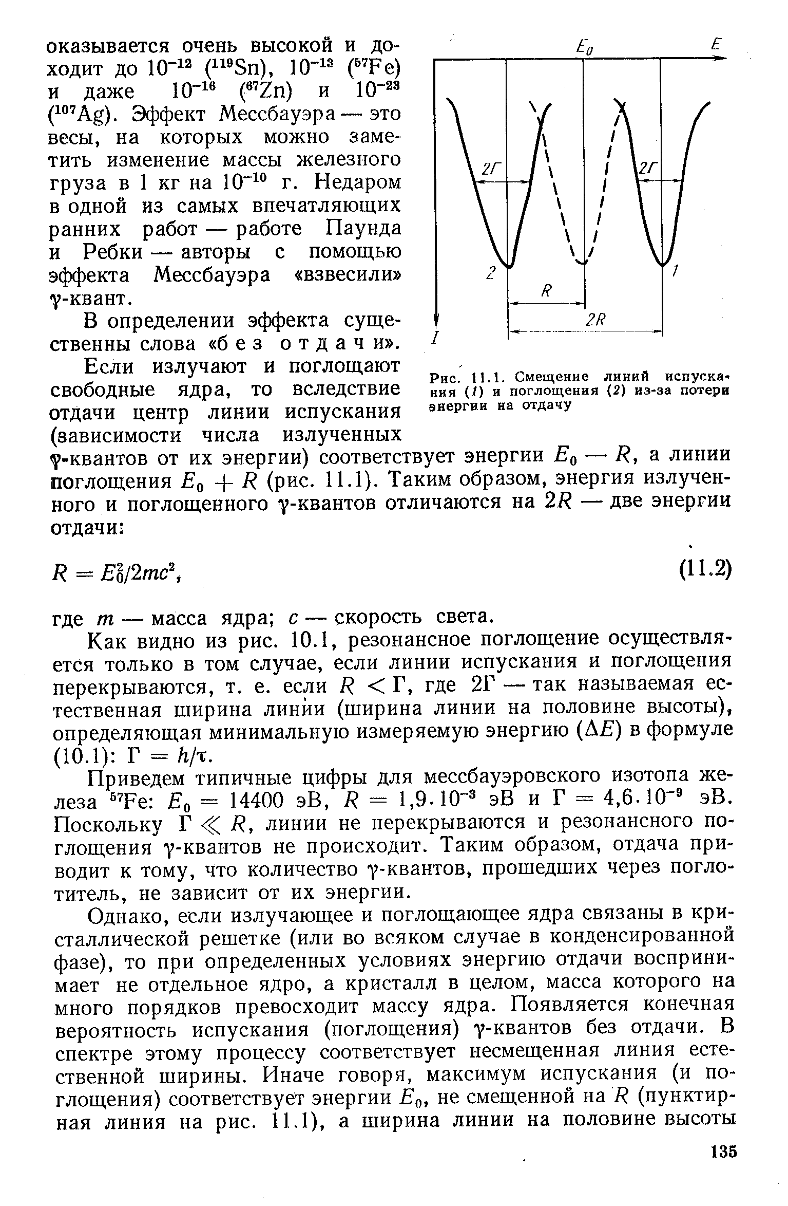 В определении эффекта существенны слова без отдач и .
