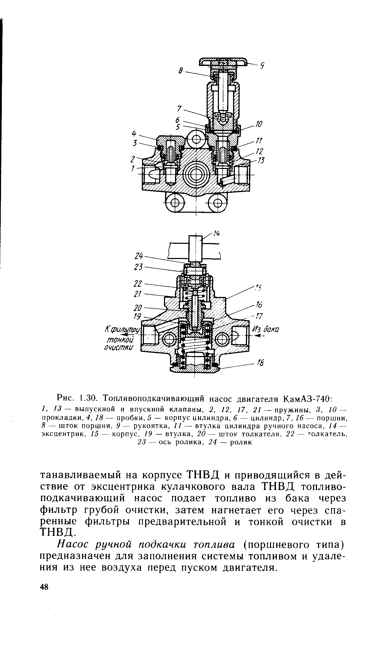 Схема подкачивающей помпы