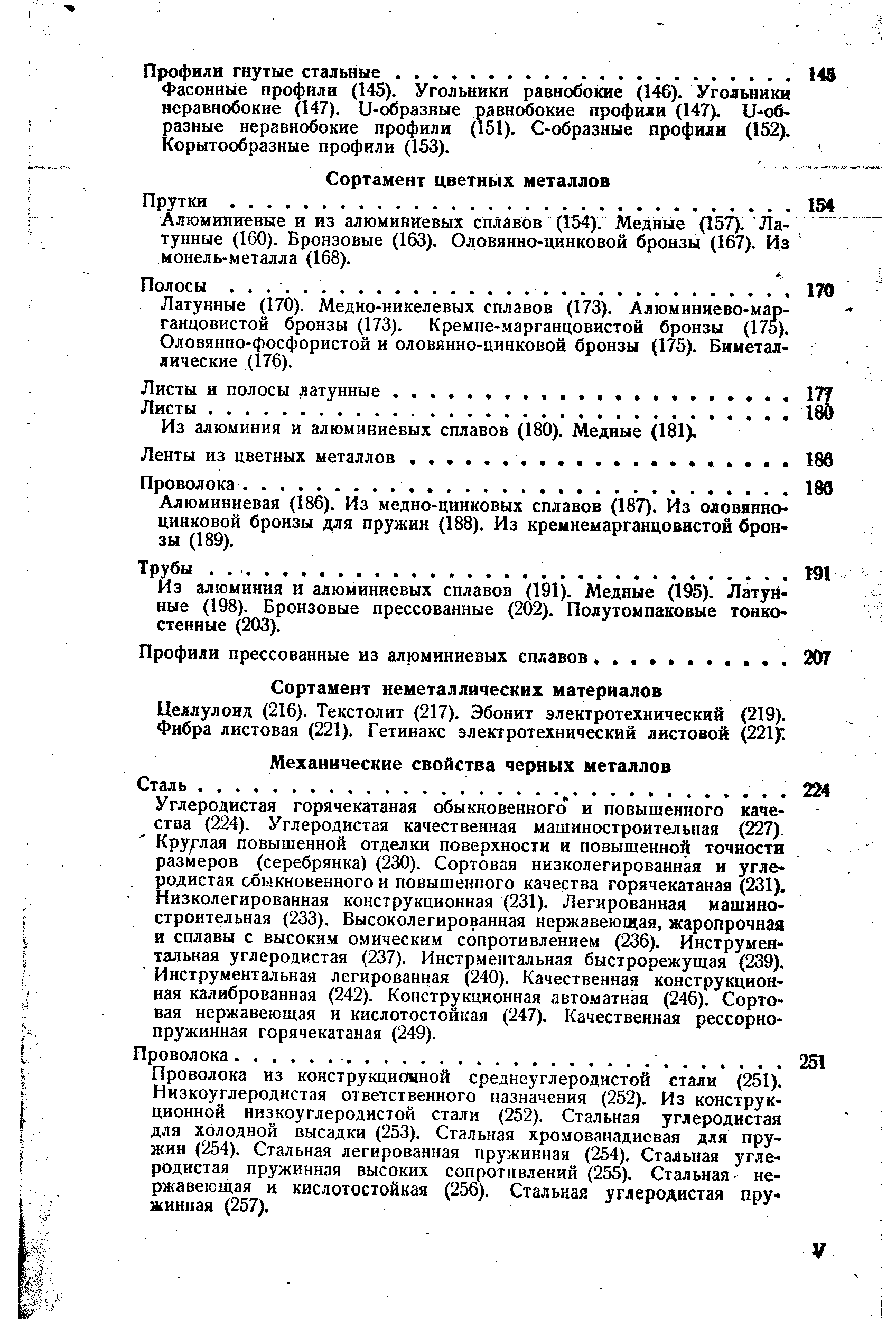 Алюминиевая (186). Из медно-цинковых сплавов (187). Из оловянноцинковой бронзы для пружин (188). Из кремнемарганцовнстой бронзы (189).
