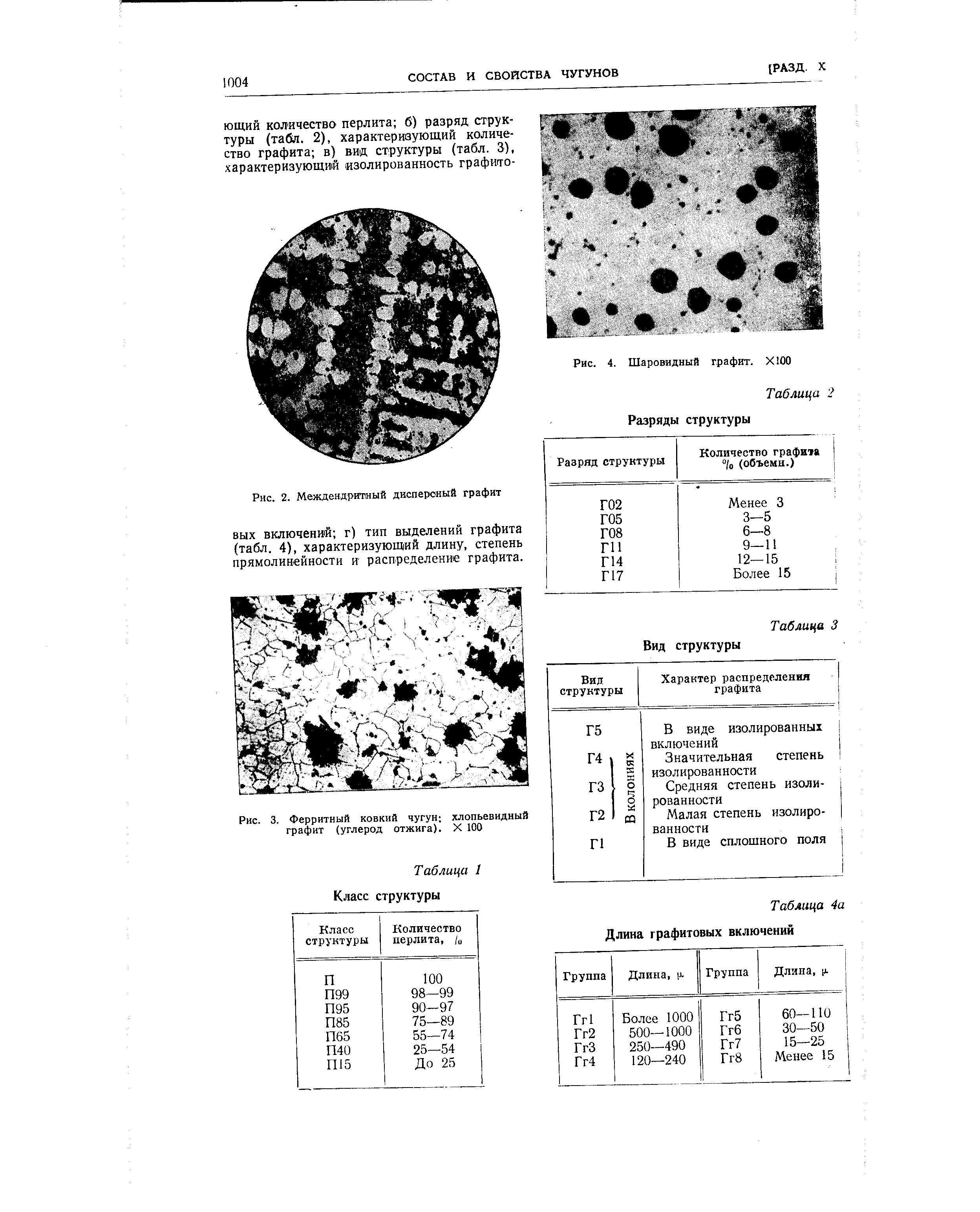 Рис. 2. Междендритный дисперсный графит
