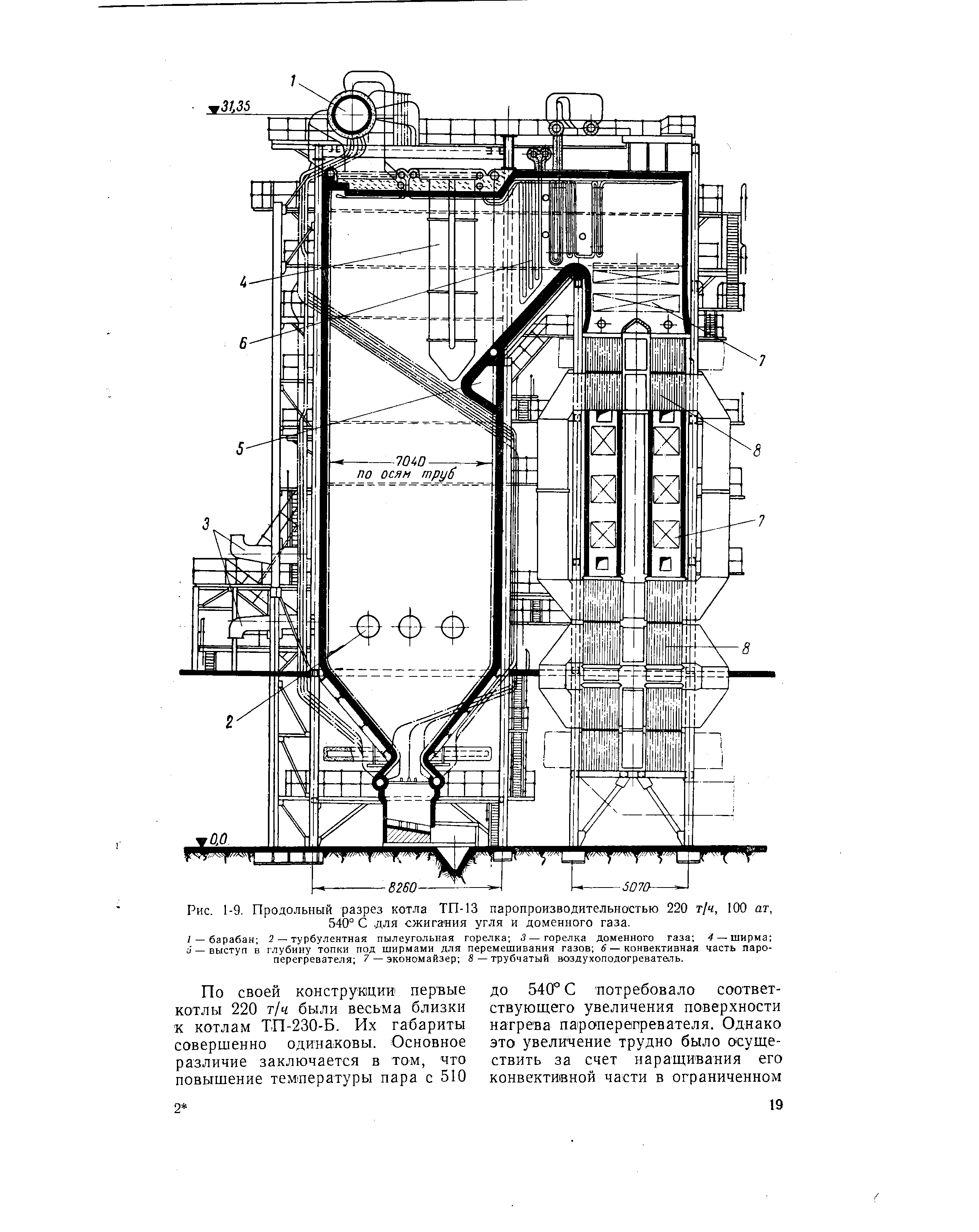 Чертеж котла тп 230