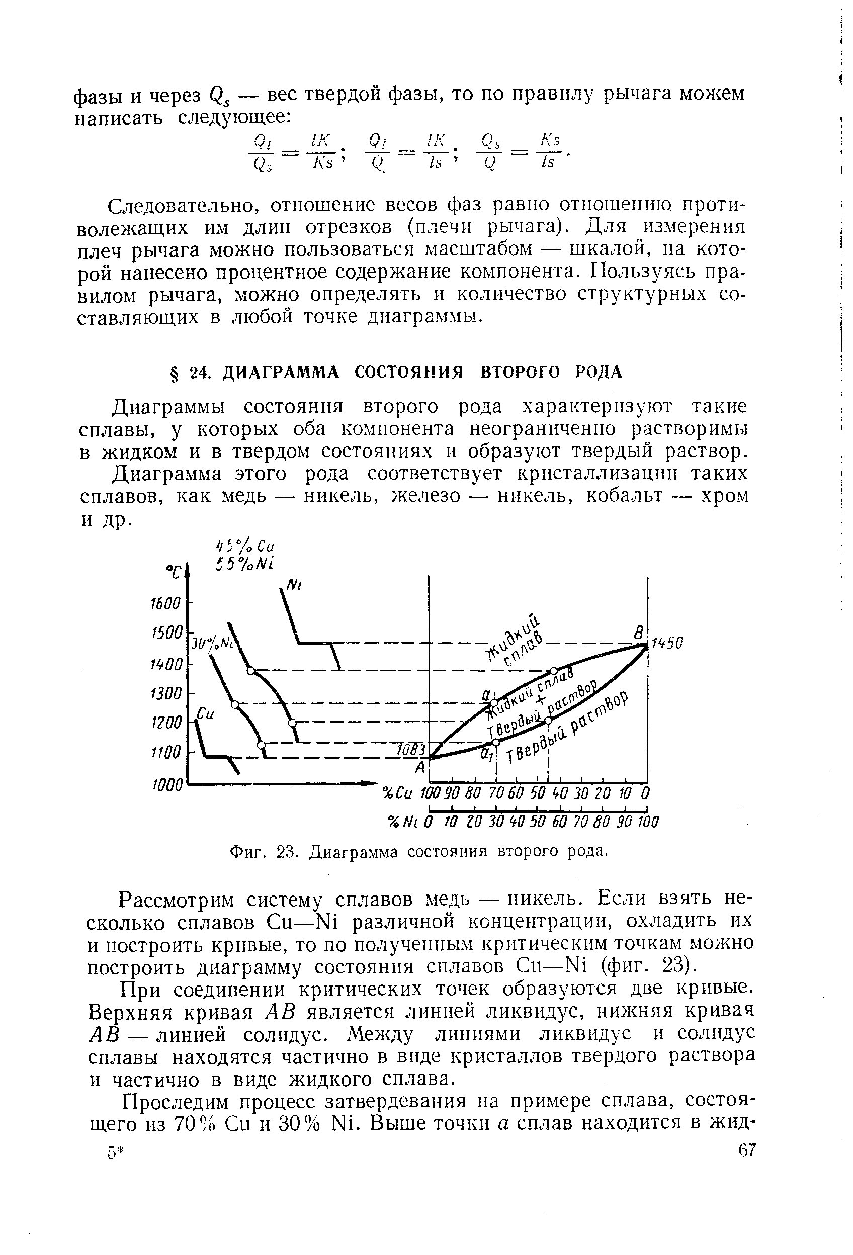 Диаграмма состояния 2 рода