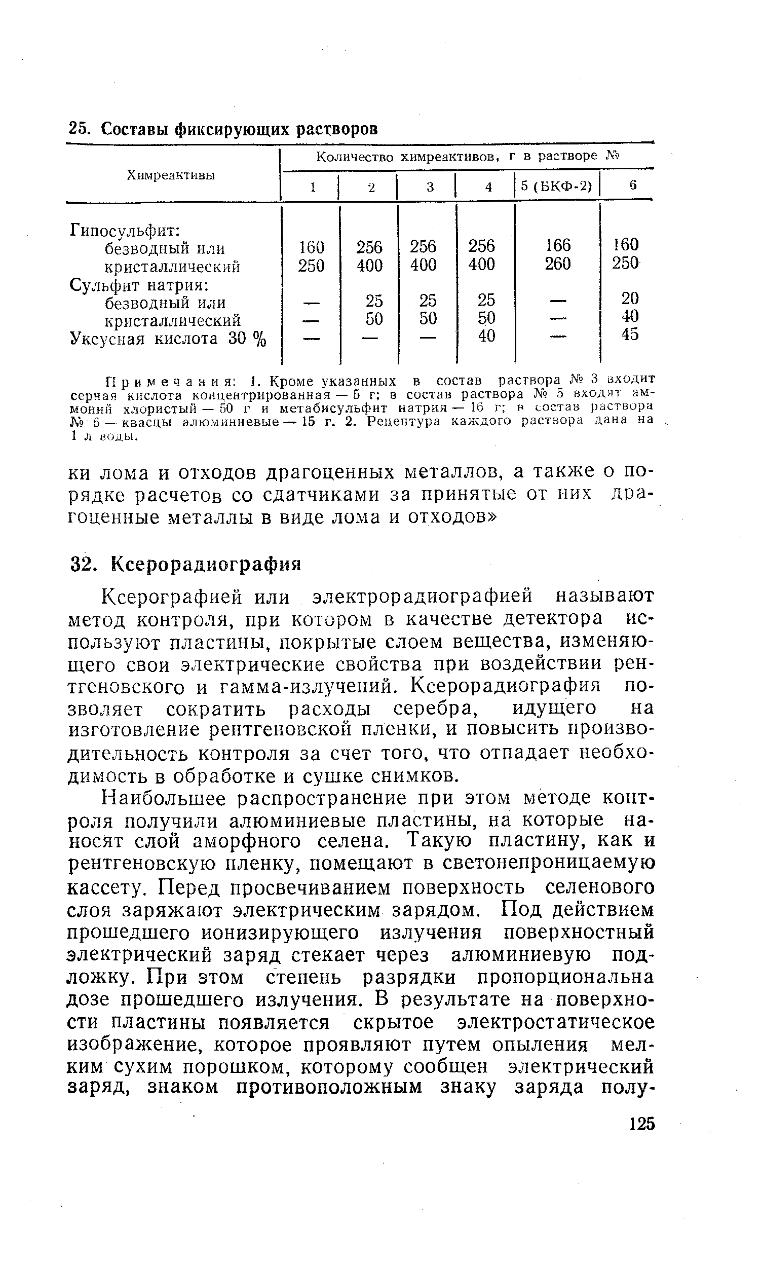 Ксерографией или электрорадиографией называют метод контроля, при котором в качестве детектора используют пластины, покрытые слоем вещества, изменяющего свои электрические свойства при воздействии рентгеновского и гамма-излучений. Ксерорадиография позволяет сократить расходы серебра, идущего на изготовление рентгеновской пленки, и повысить производительность контроля за счет того, что отпадает необходимость в обработке и сушке снимков.
