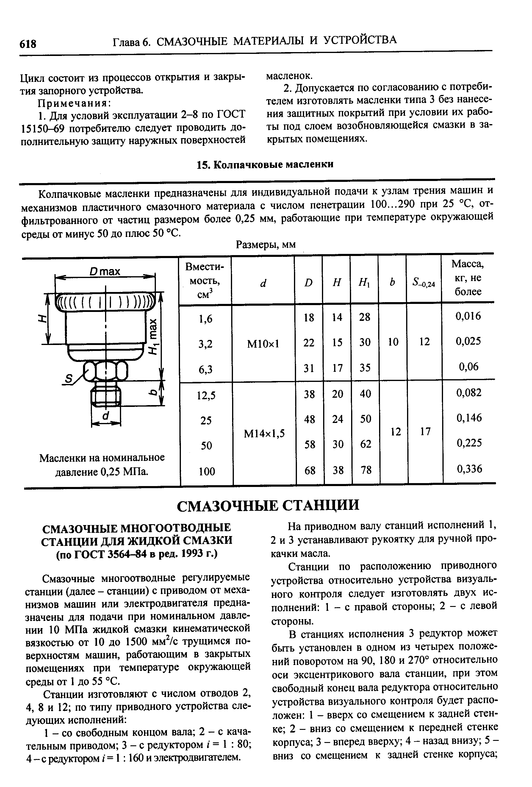 Смазочные многоотводные регулируемые станции (далее - станции) с приводом от механизмов машин или электродвигателя предназначены для подачи при номинальном давлении 10 МПа жидкой смазки кинематической вязкостью от 10 до 1500 мм /с трущимся поверхностям машин, работающим в закрытых помещениях при температуре окружающей среды от 1 до 55 °С.
