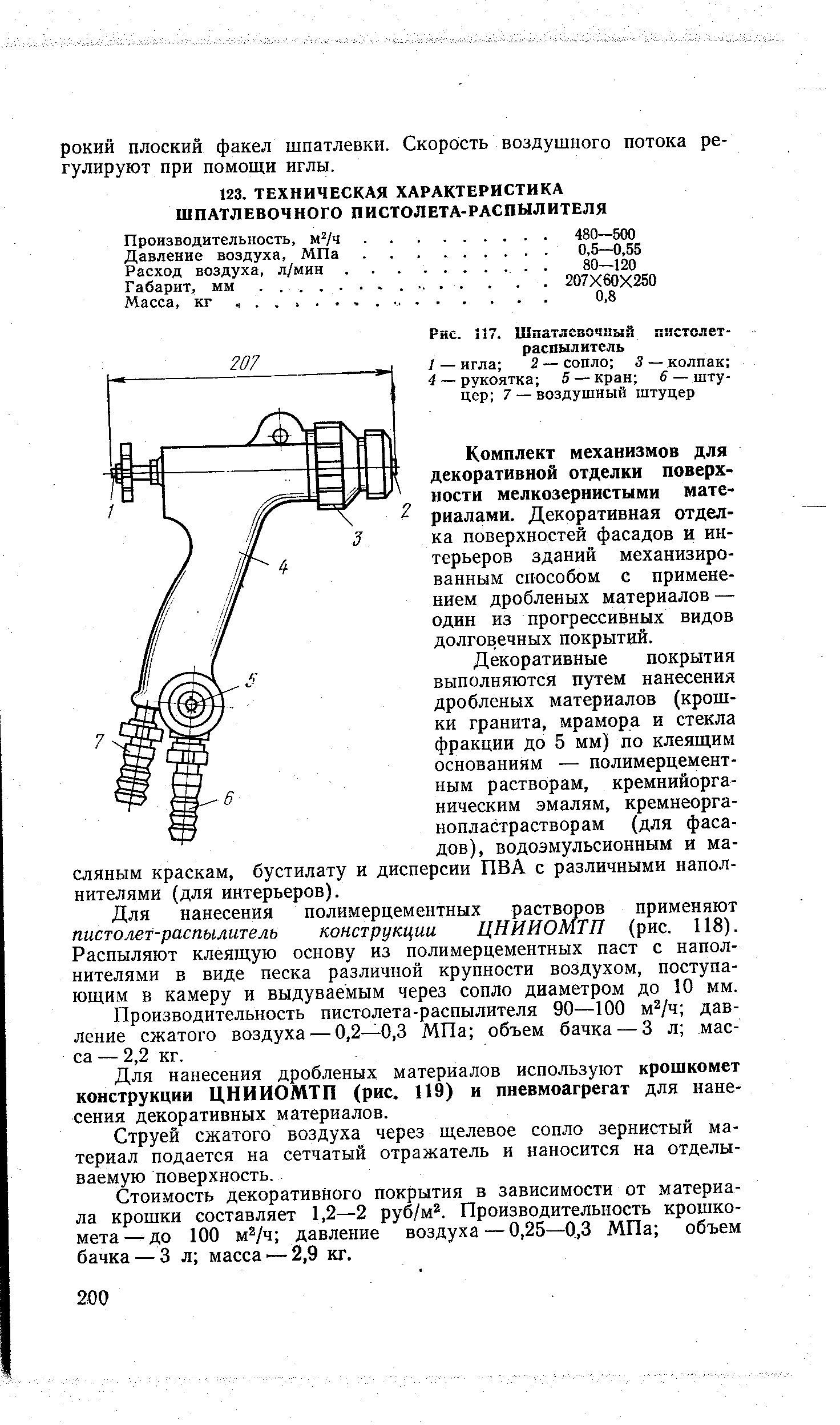 Рис. II7. Шпатлевочный пистолет-распылитель
