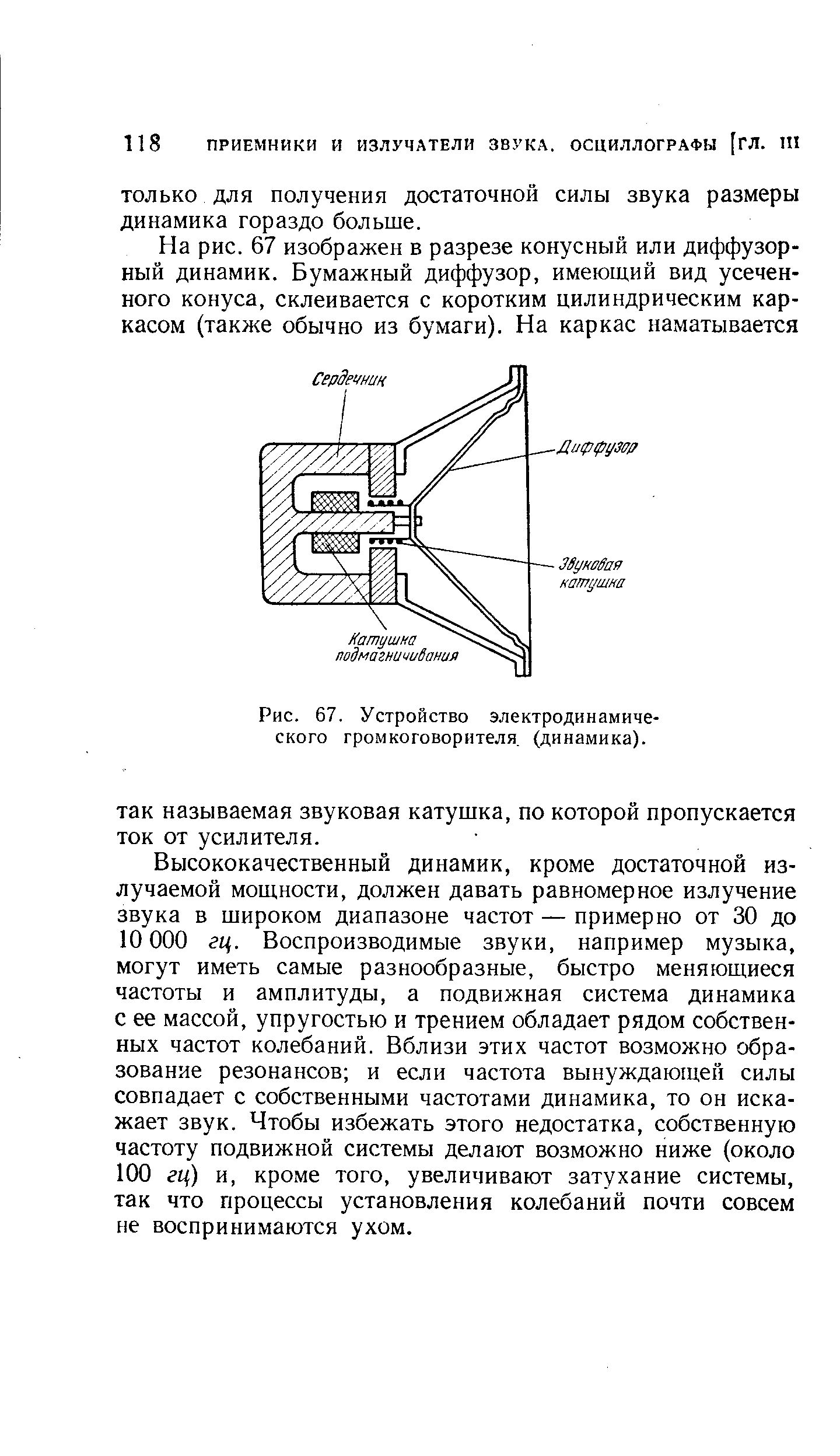 ТОЛЬКО для получения достаточной силы звука размеры динамика гораздо больше.
