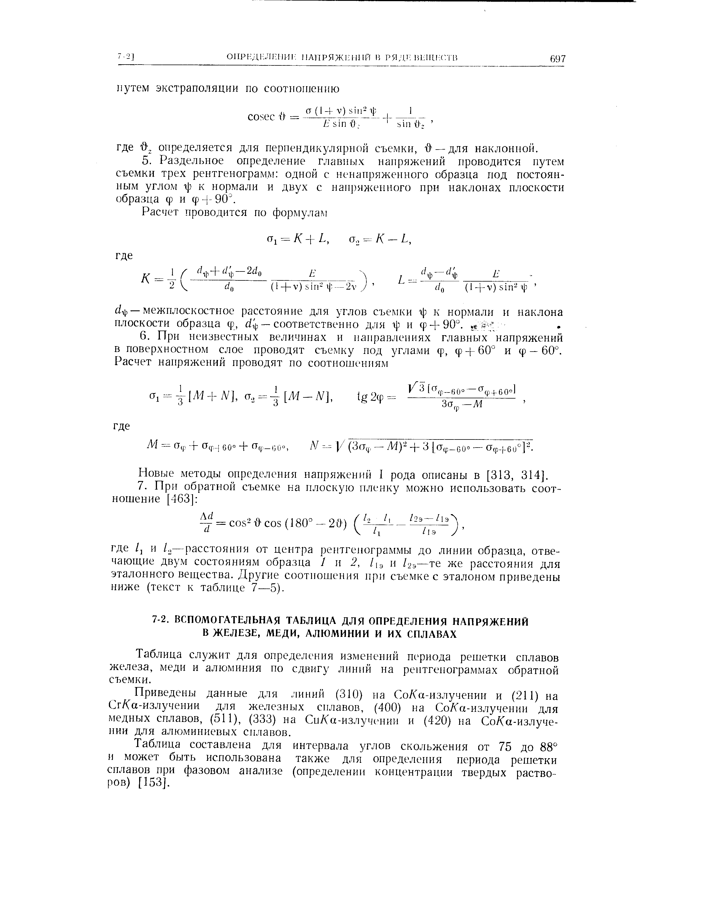 Новые методы определения напряжений I рода описаны в [313, 314].
