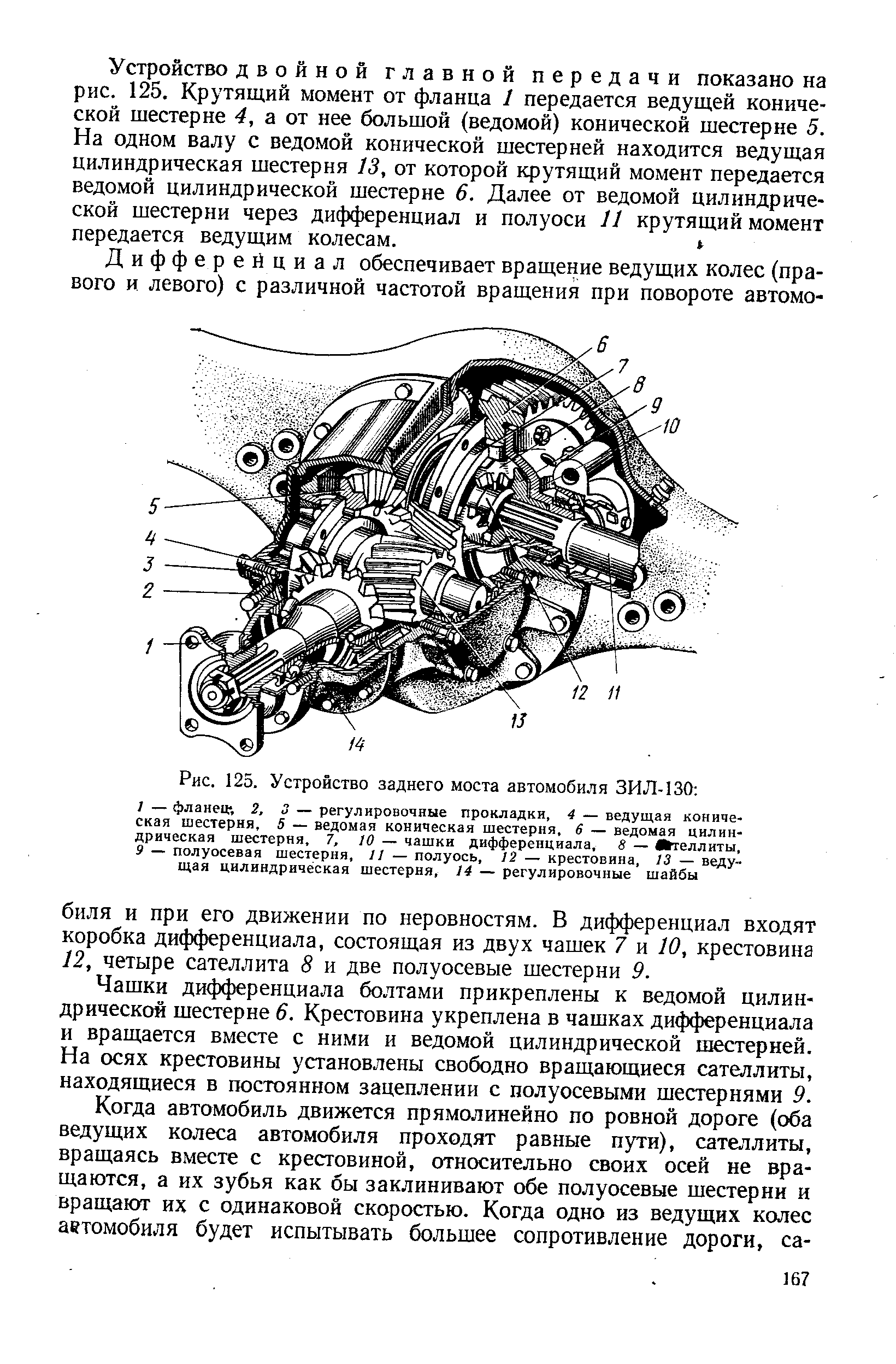 Редуктор зил схема