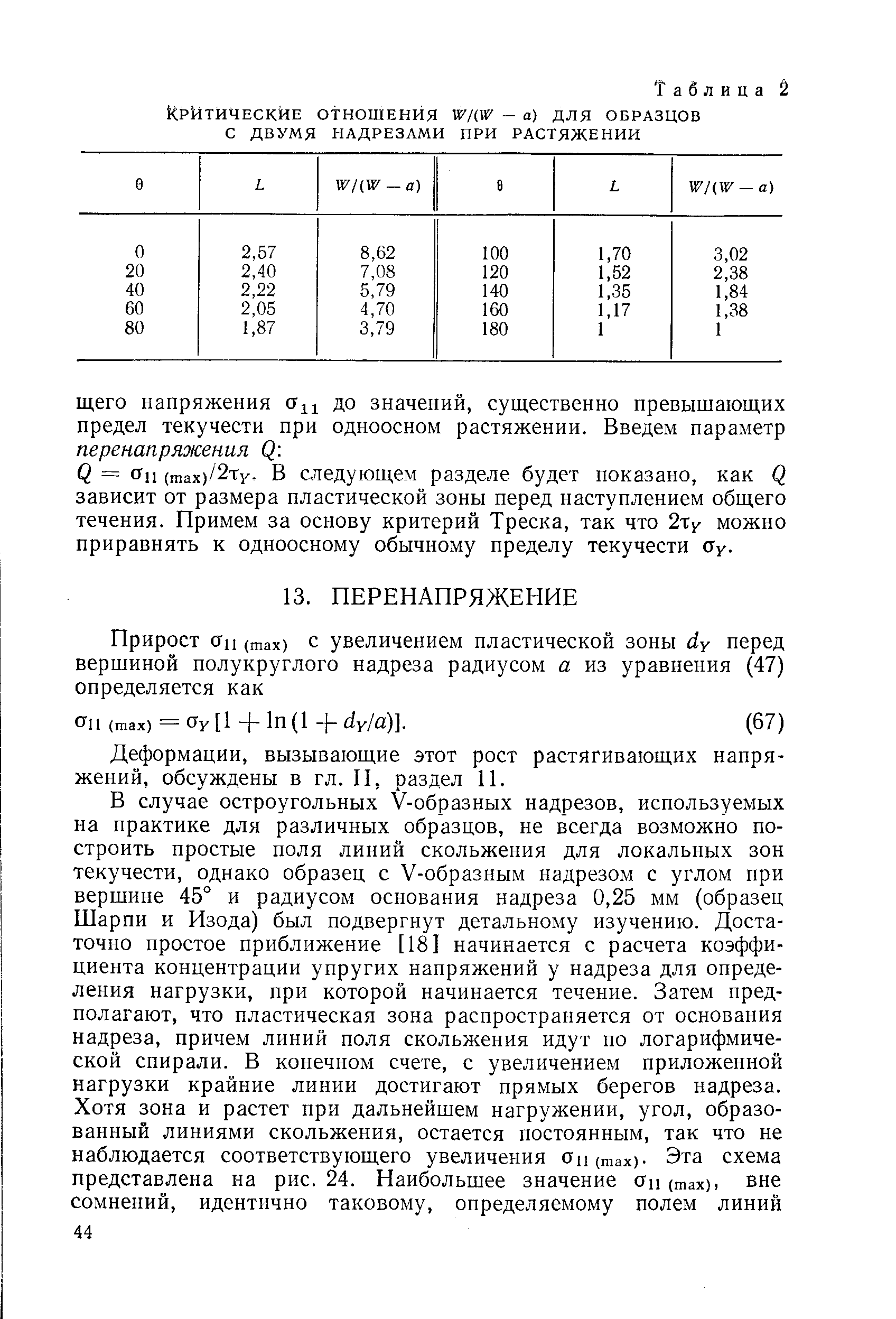 Деформации, вызывающие этот рост растягивающих напряжений, обсуждены в гл. П, раздел 11.
