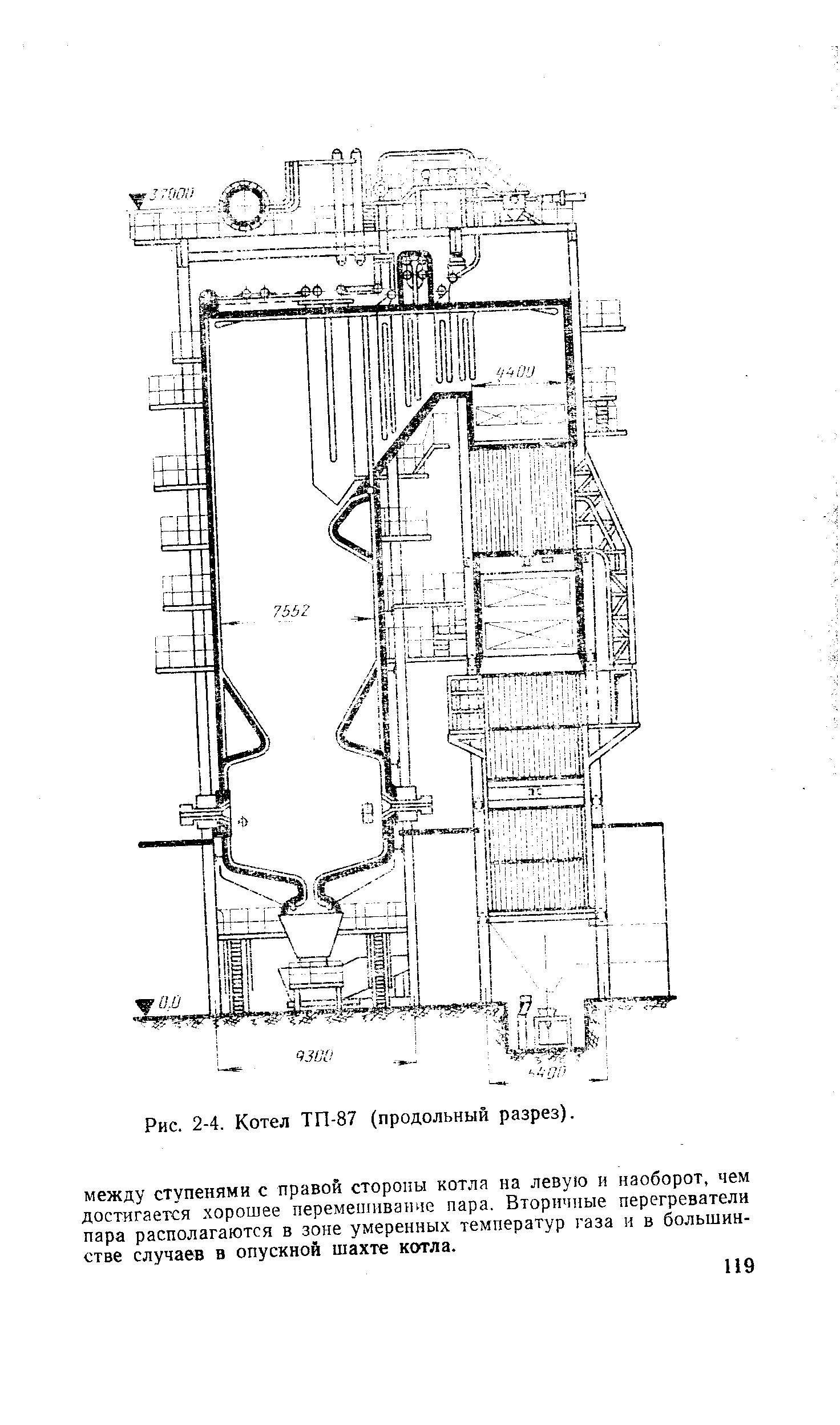 Чертеж котла тп 230