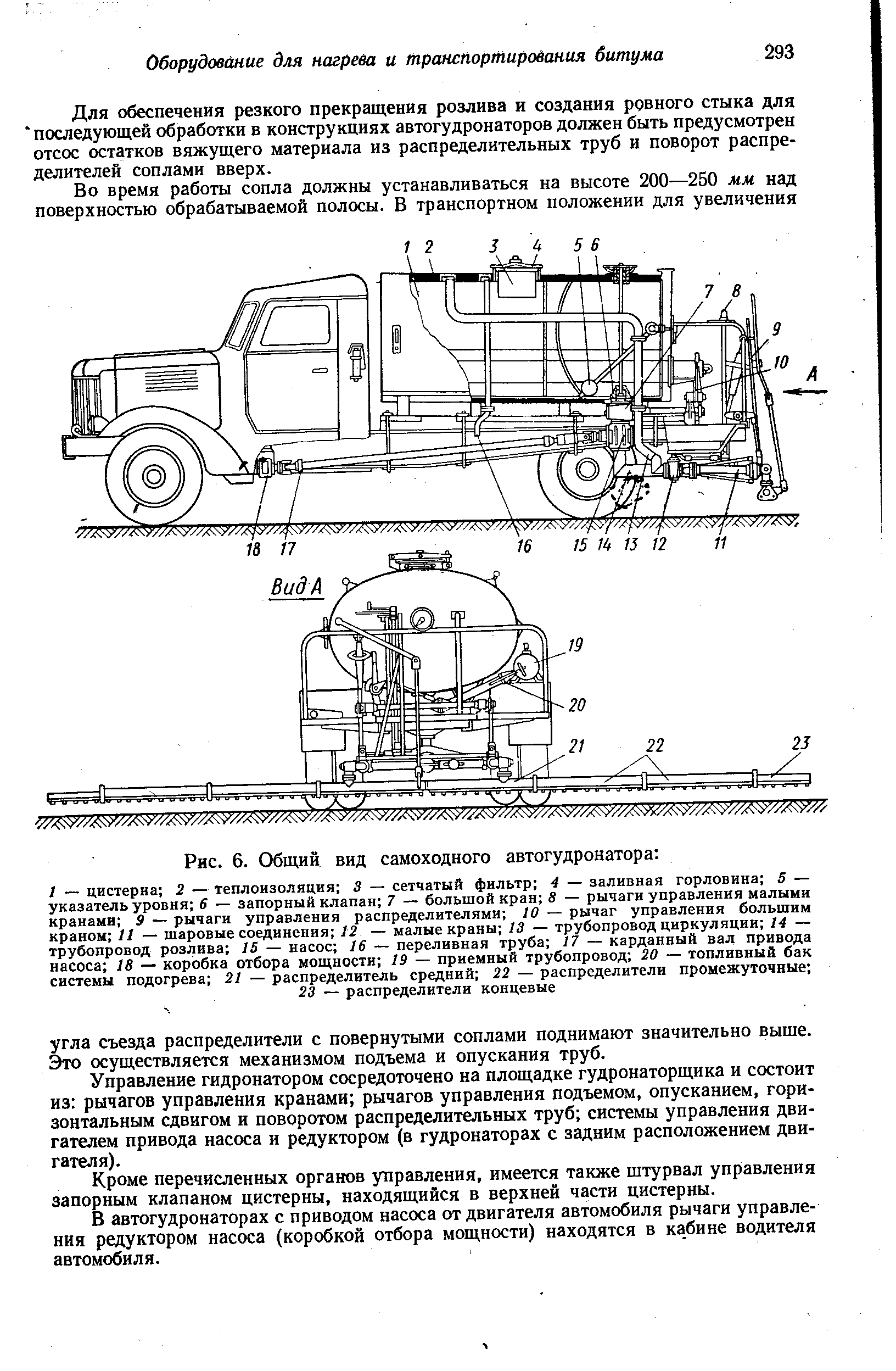 Схема отопительной системы автогудронатора д 251