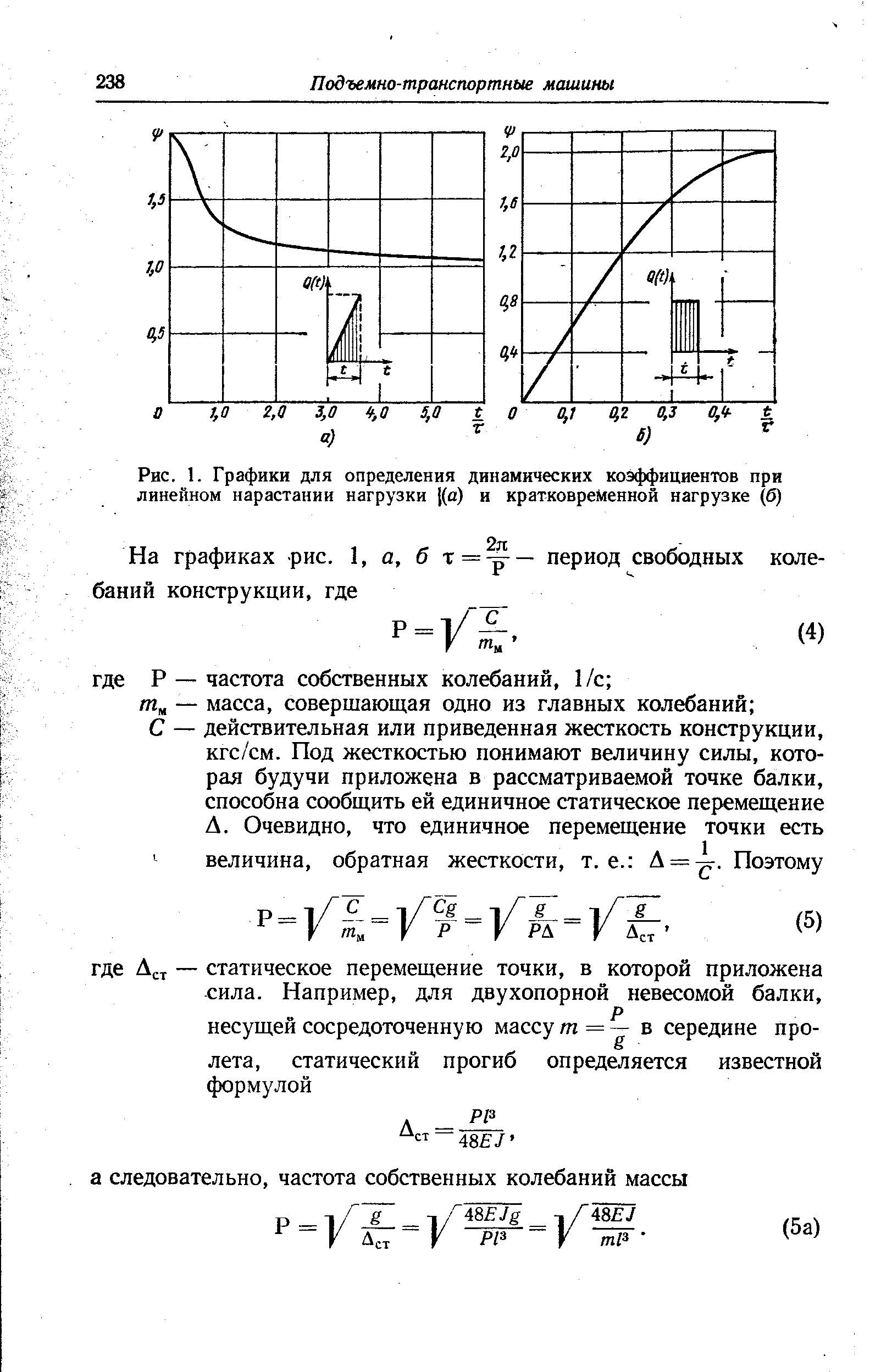 Приведенная жесткость. Коэффициент динамичности оборудования.