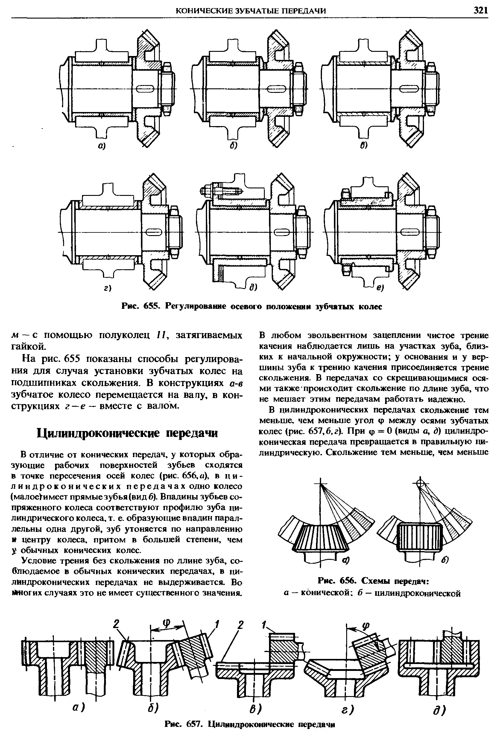 Конструкция зубчатой передачи