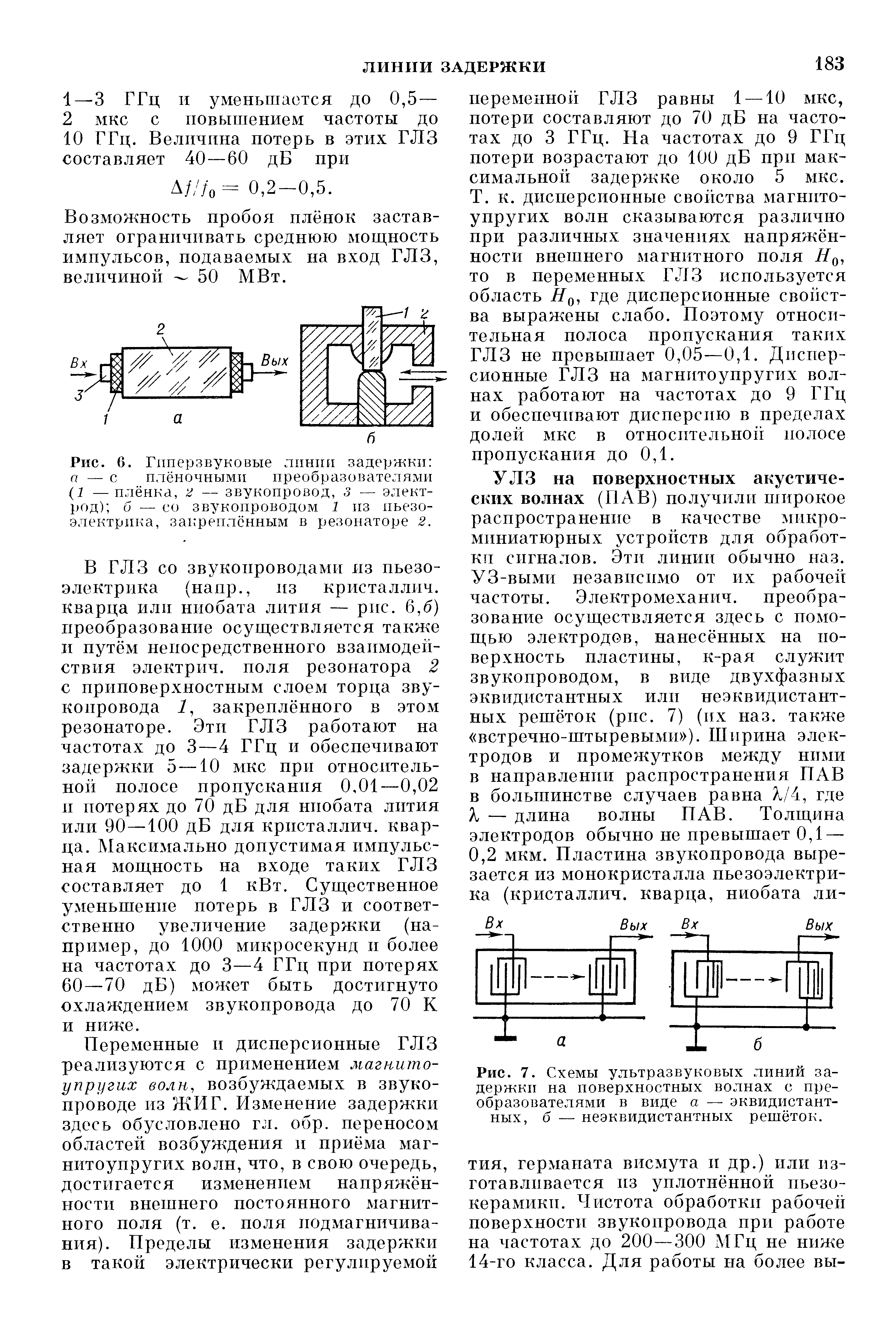 Линия задержки схема