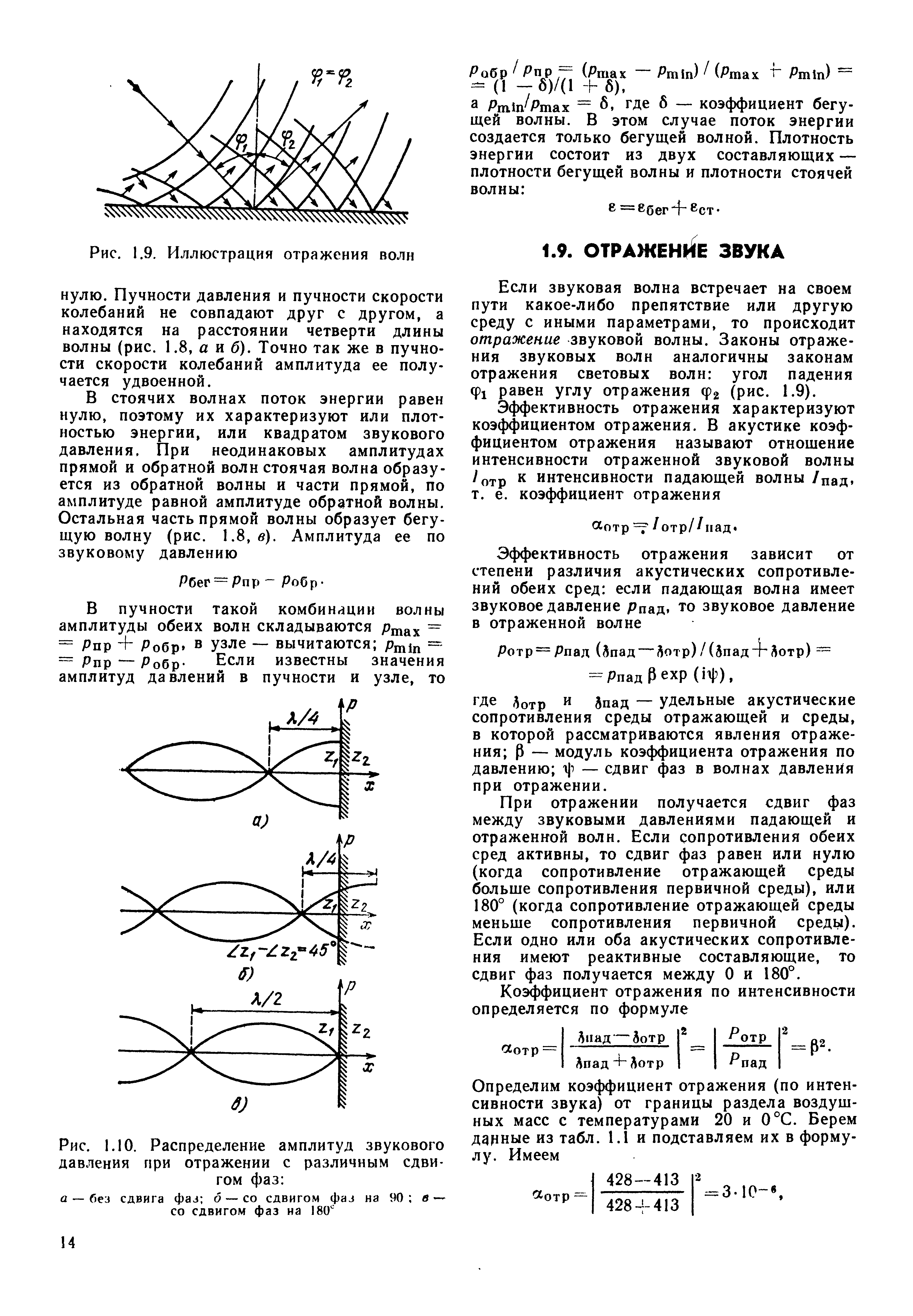 Давление волны. Сдвиг фазы при отражении. Фазовый сдвиг при отражении. Угол фазового сдвига волны. Смещение фазы при отражении волны.