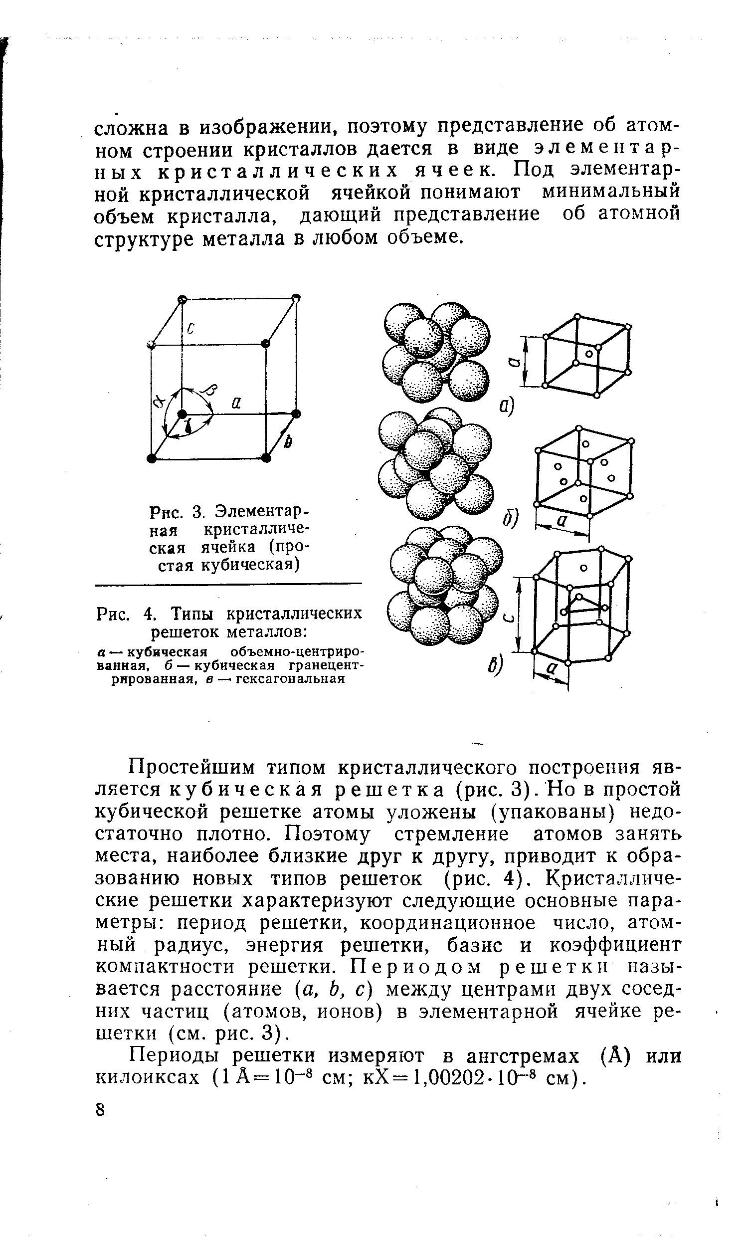 Тип кристаллической решетки металлов