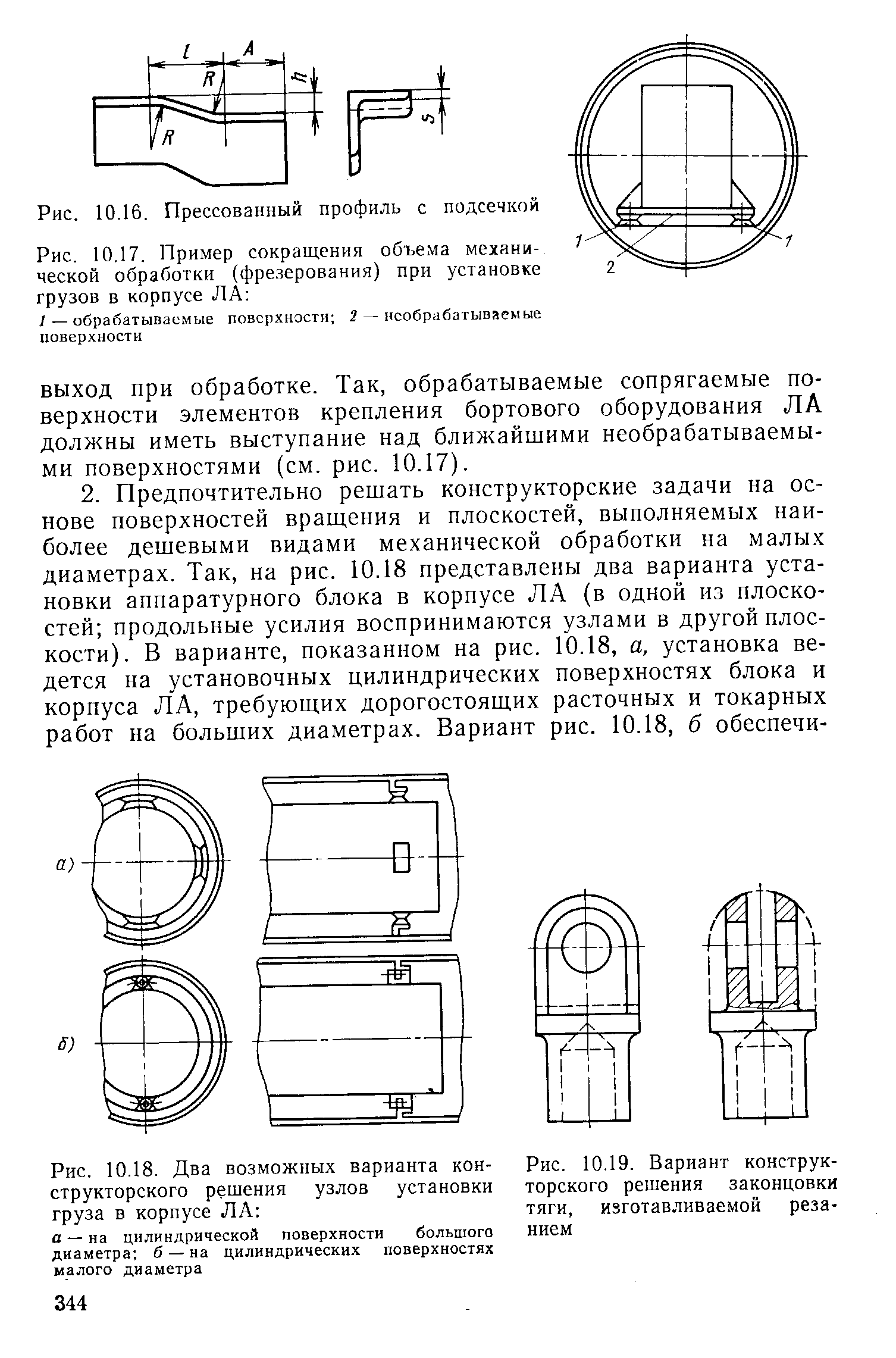 Подсечка на чертеже