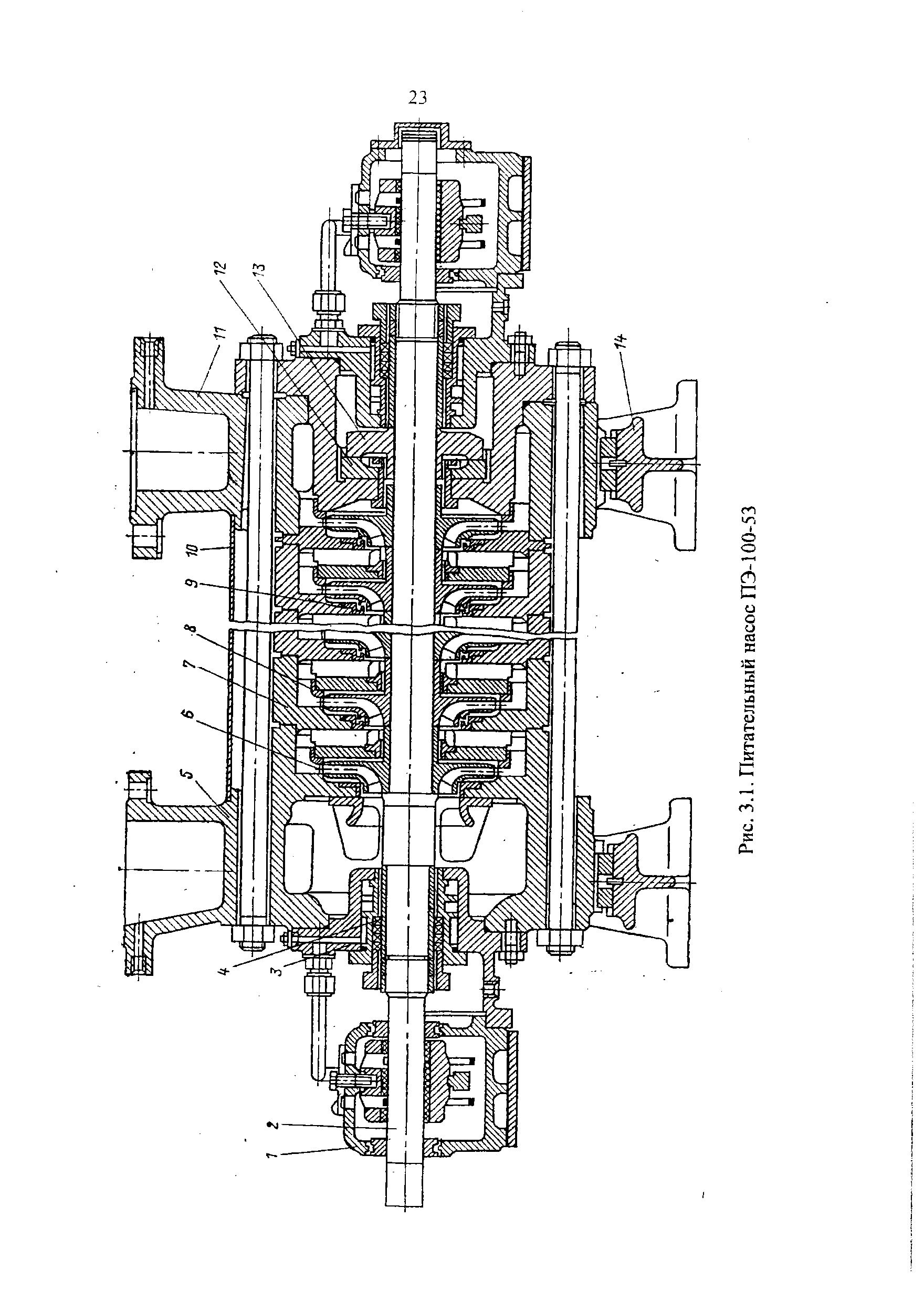 Чертеж питательного насоса