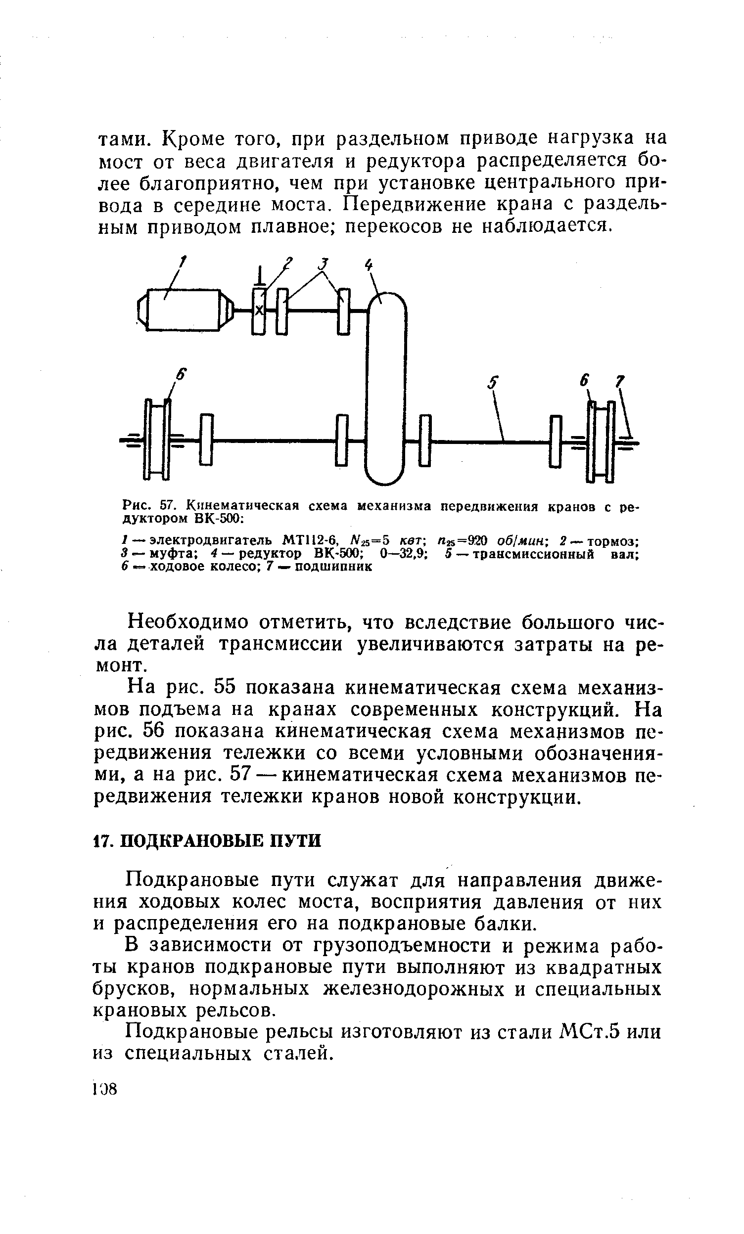 Подкрановые пути служат для направления движения ходовых колес моста, восприятия давления от них и распределения его на подкрановые балки.
