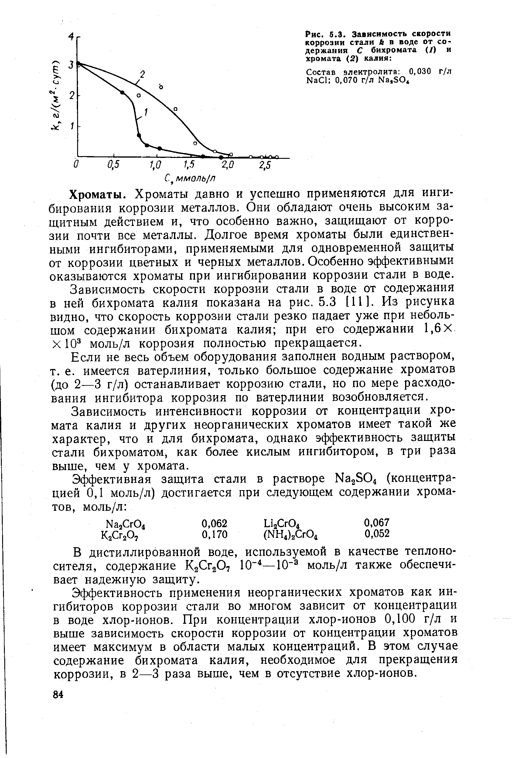 Скорость коррозии металлов мм год