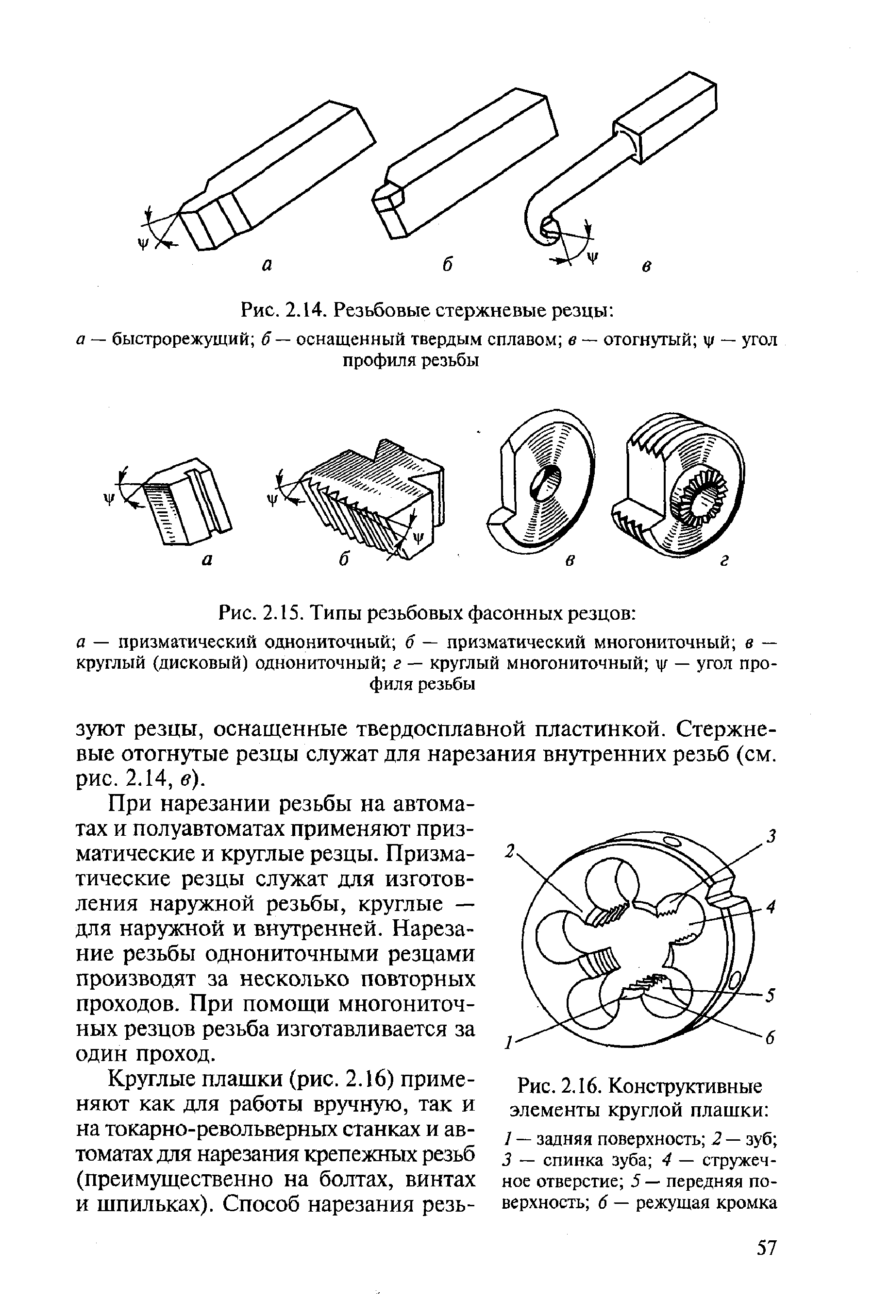 Резец резьбовой чертеж