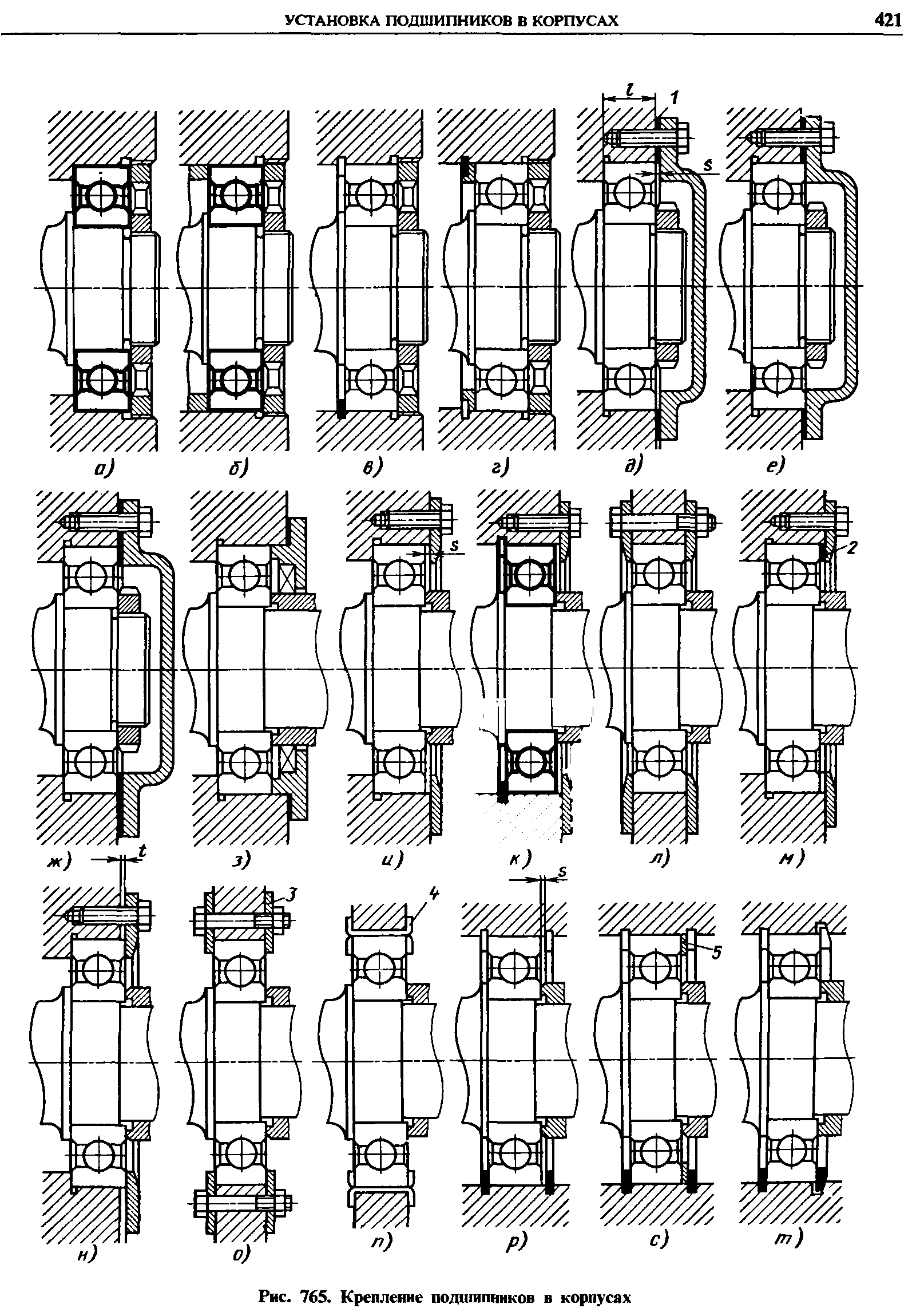 Установка подшипников. Монтажные схемы крепления подшипников. Схемы установки шарнирных подшипников. Крепление подшипника чертеж. Крепление подшипника в корпусе чертеж.