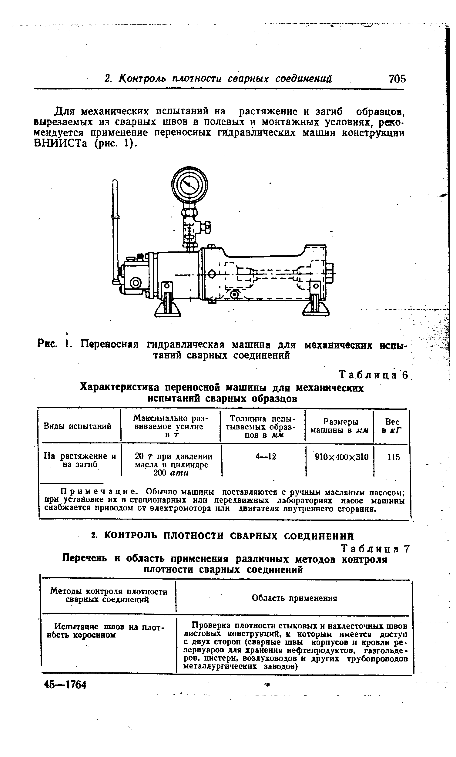 Размеры образцов для механических испытаний