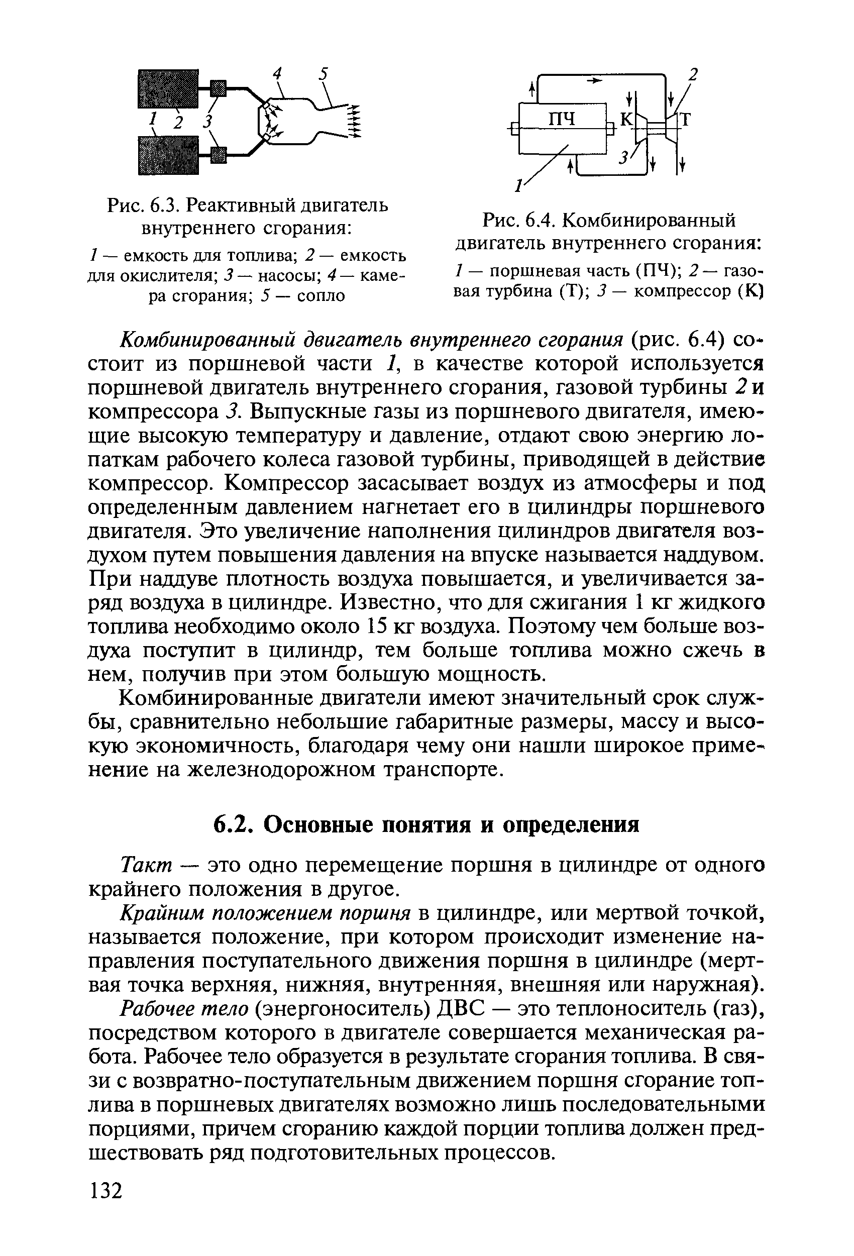 Такт — это одно перемещение поршня в цилиндре от одного крайнего положения в другое.
