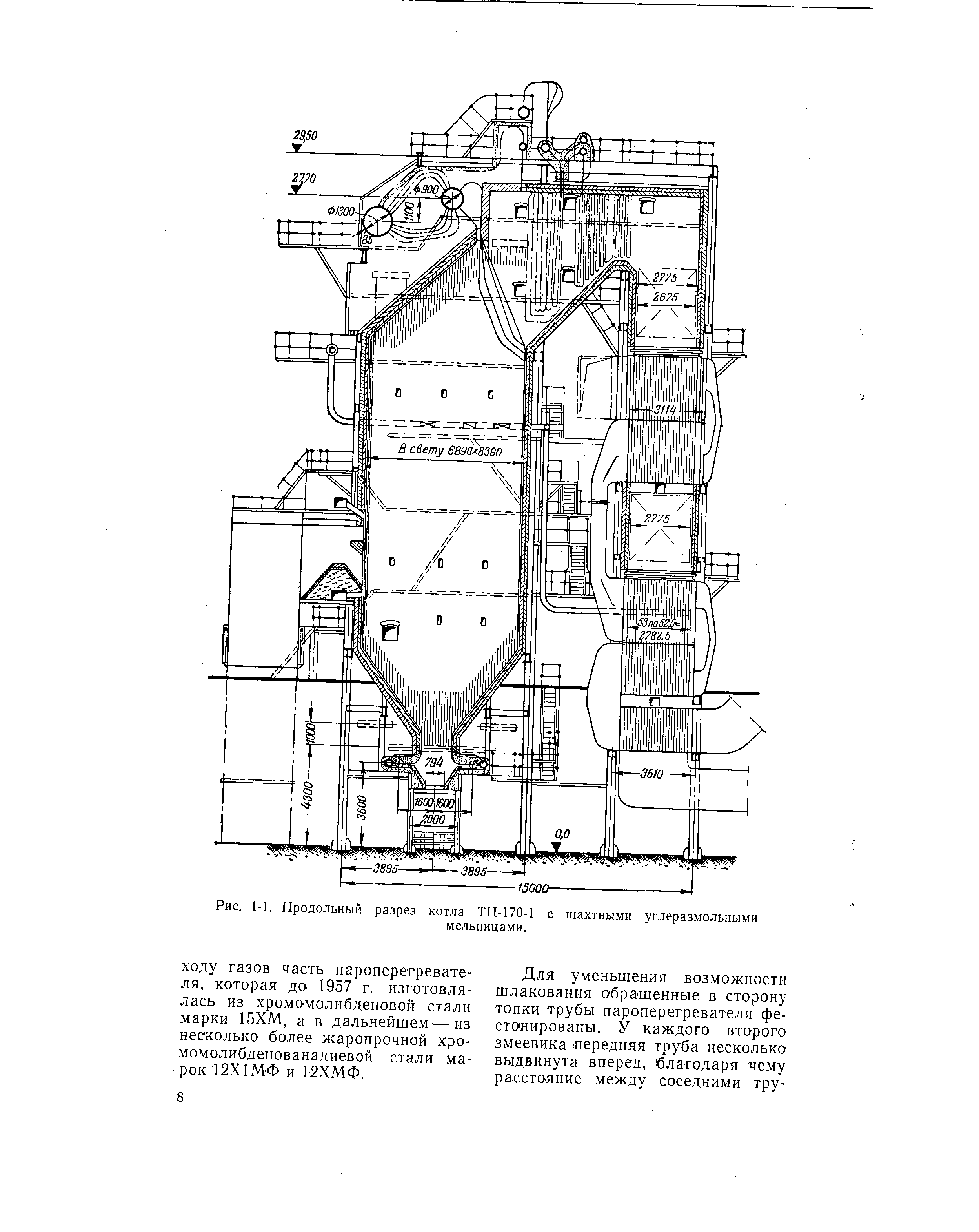 Чертеж котла тп 230